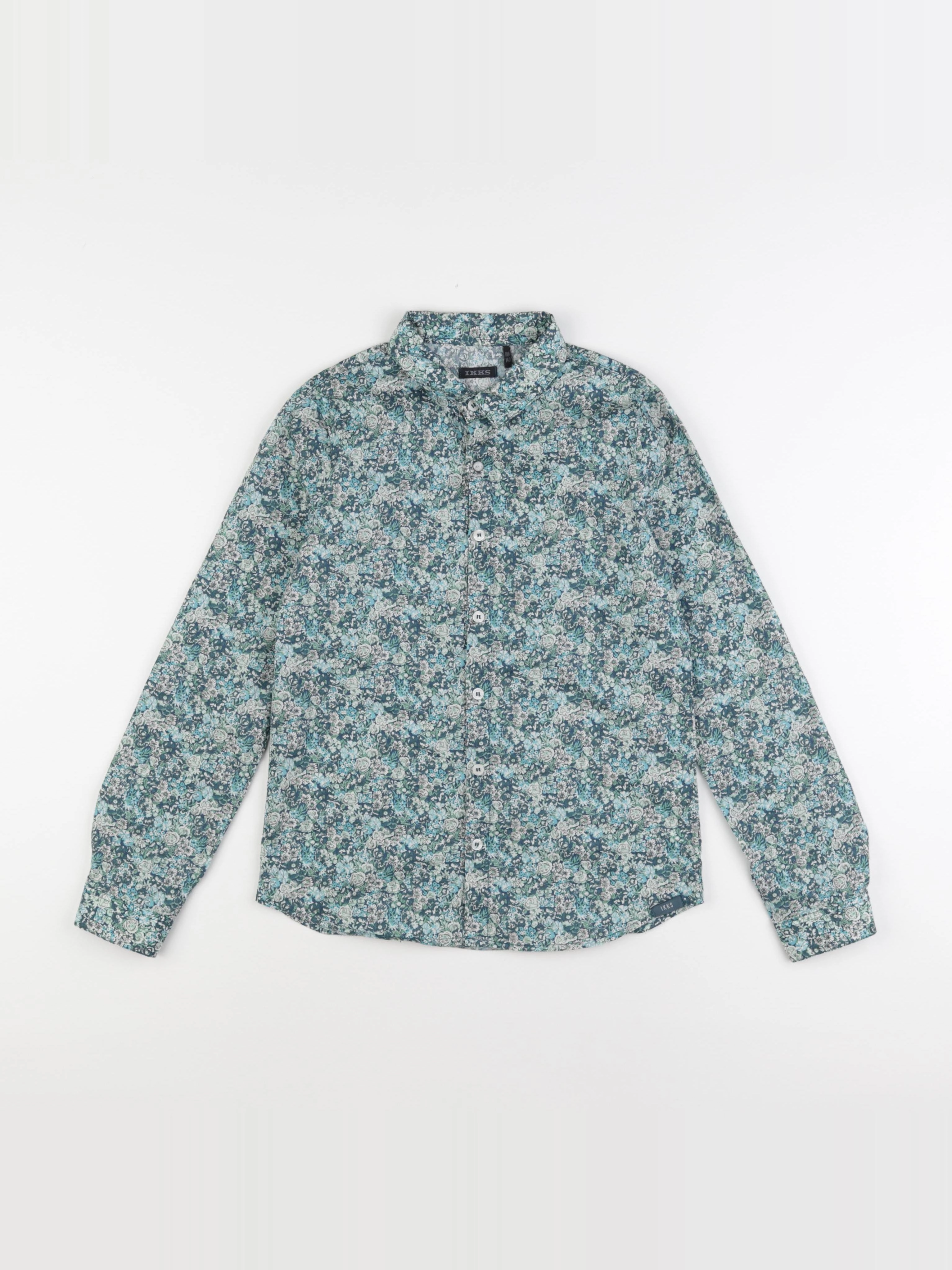 IKKS - chemise vert - 10 ans