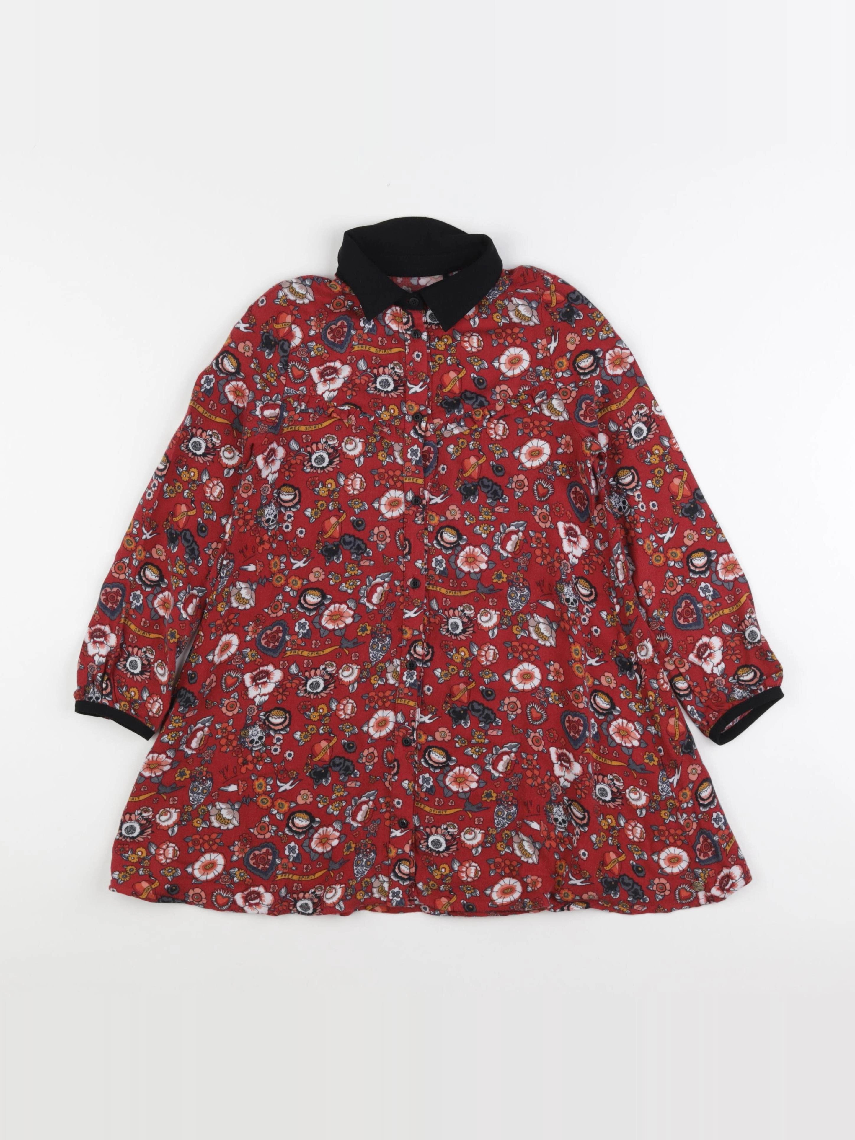 IKKS - robe rouge - 6 ans