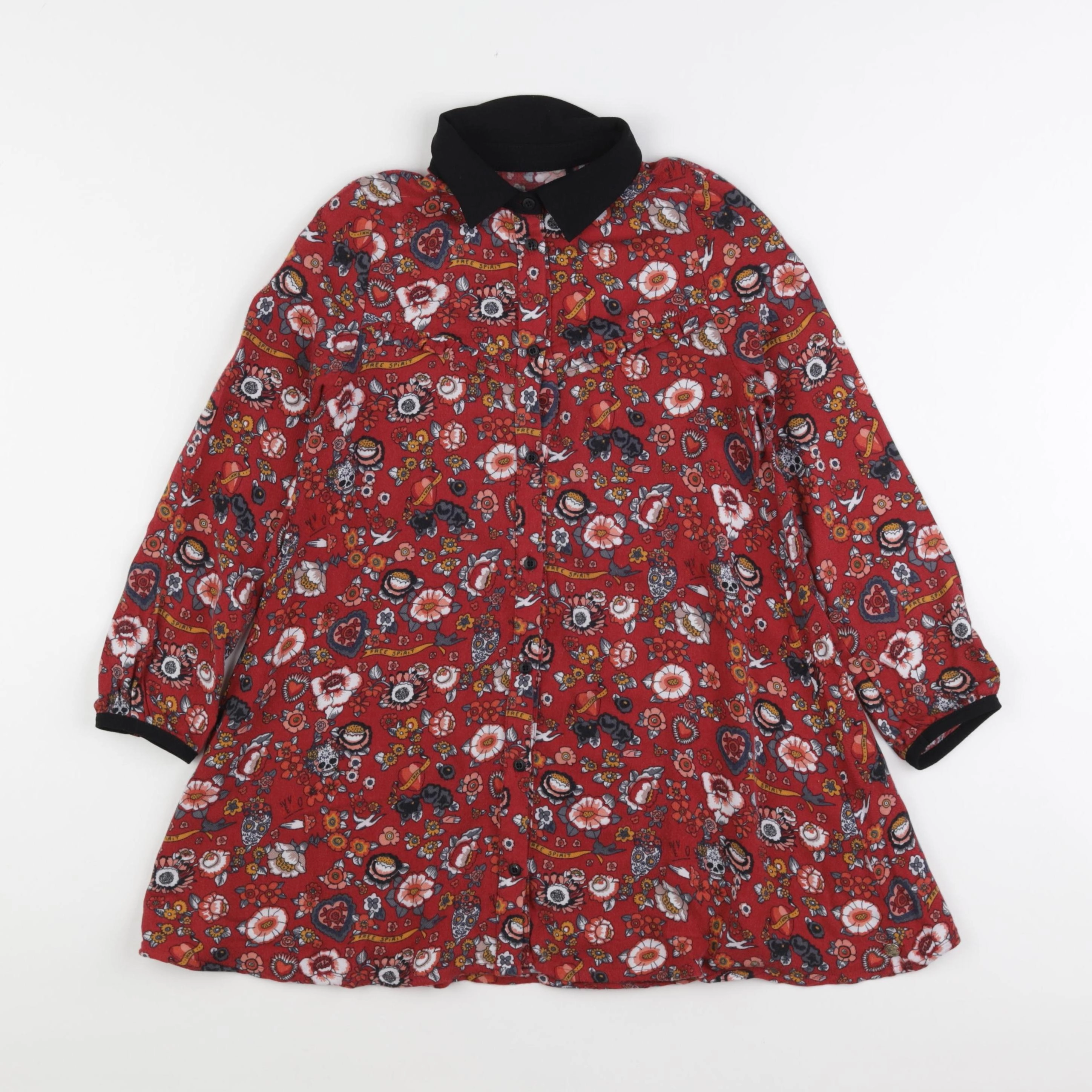 IKKS - robe rouge - 6 ans