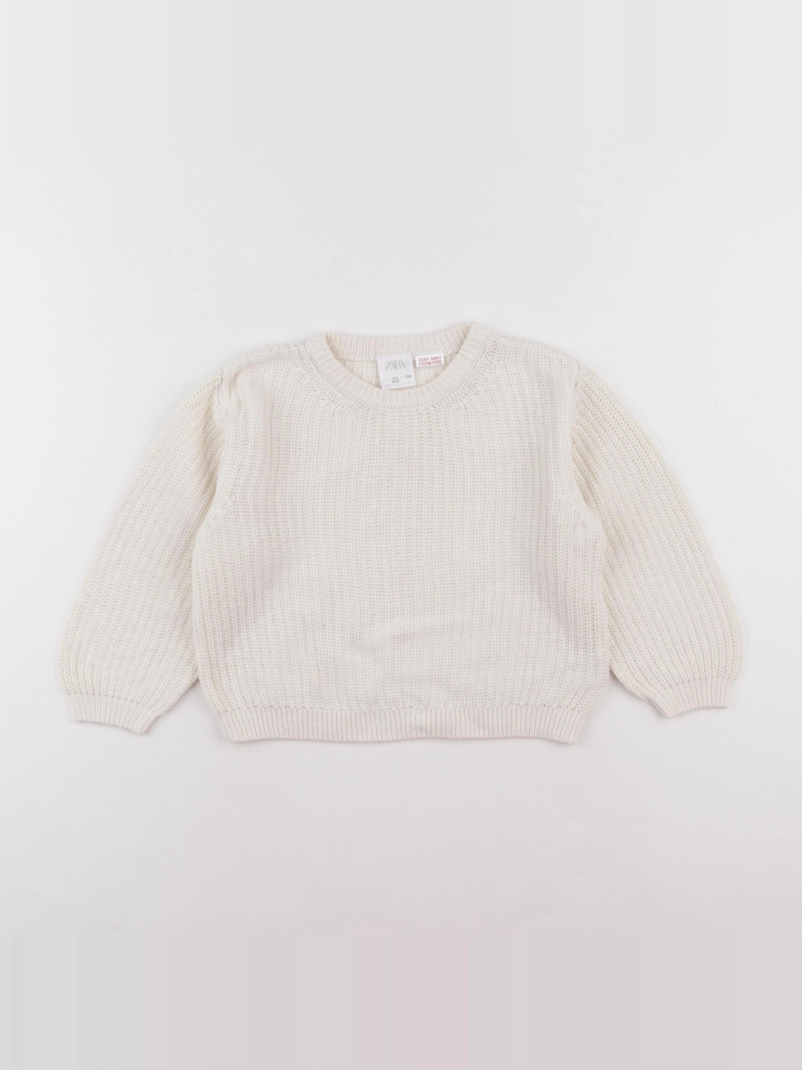 Zara - pull beige - 3/4 ans
