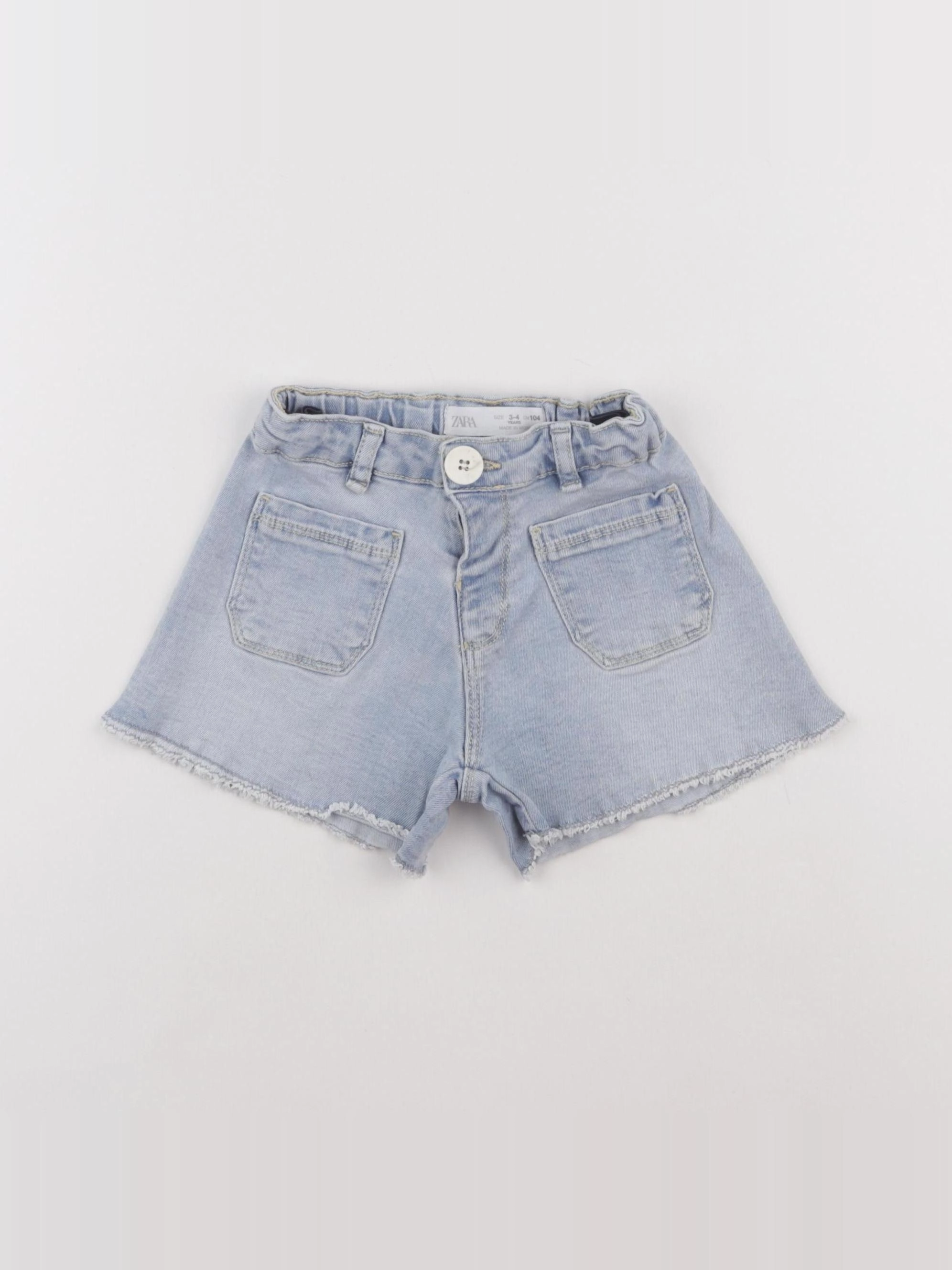 Zara - short bleu - 3/4 ans