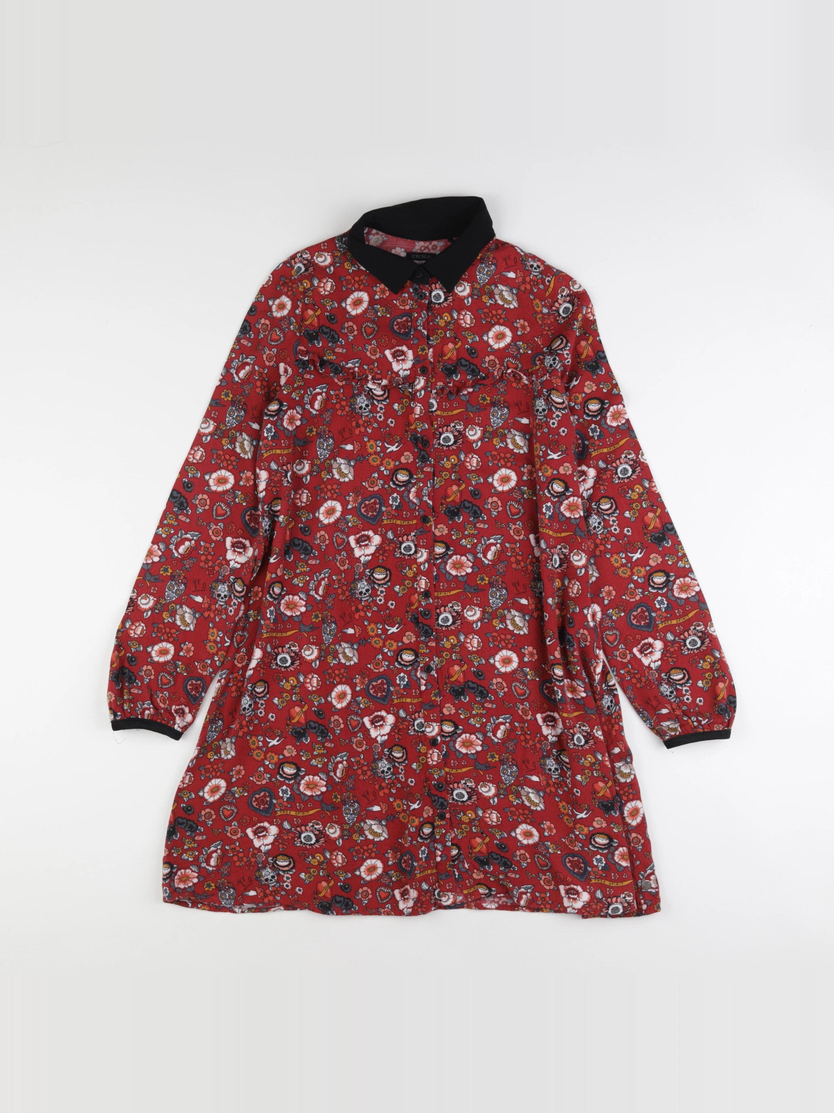 IKKS - robe rouge - 12 ans