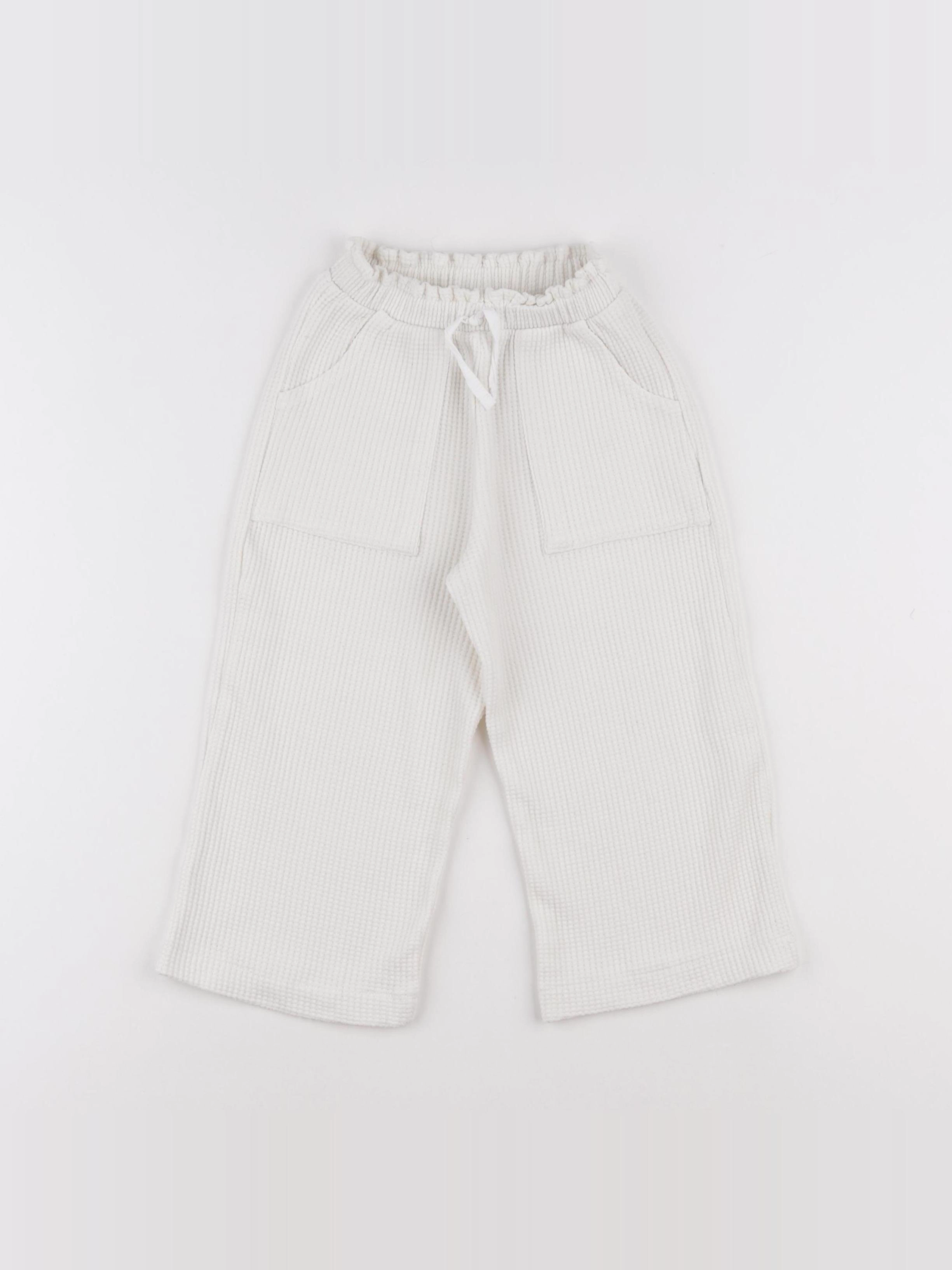 Zara - pantalon blanc - 3/4 ans