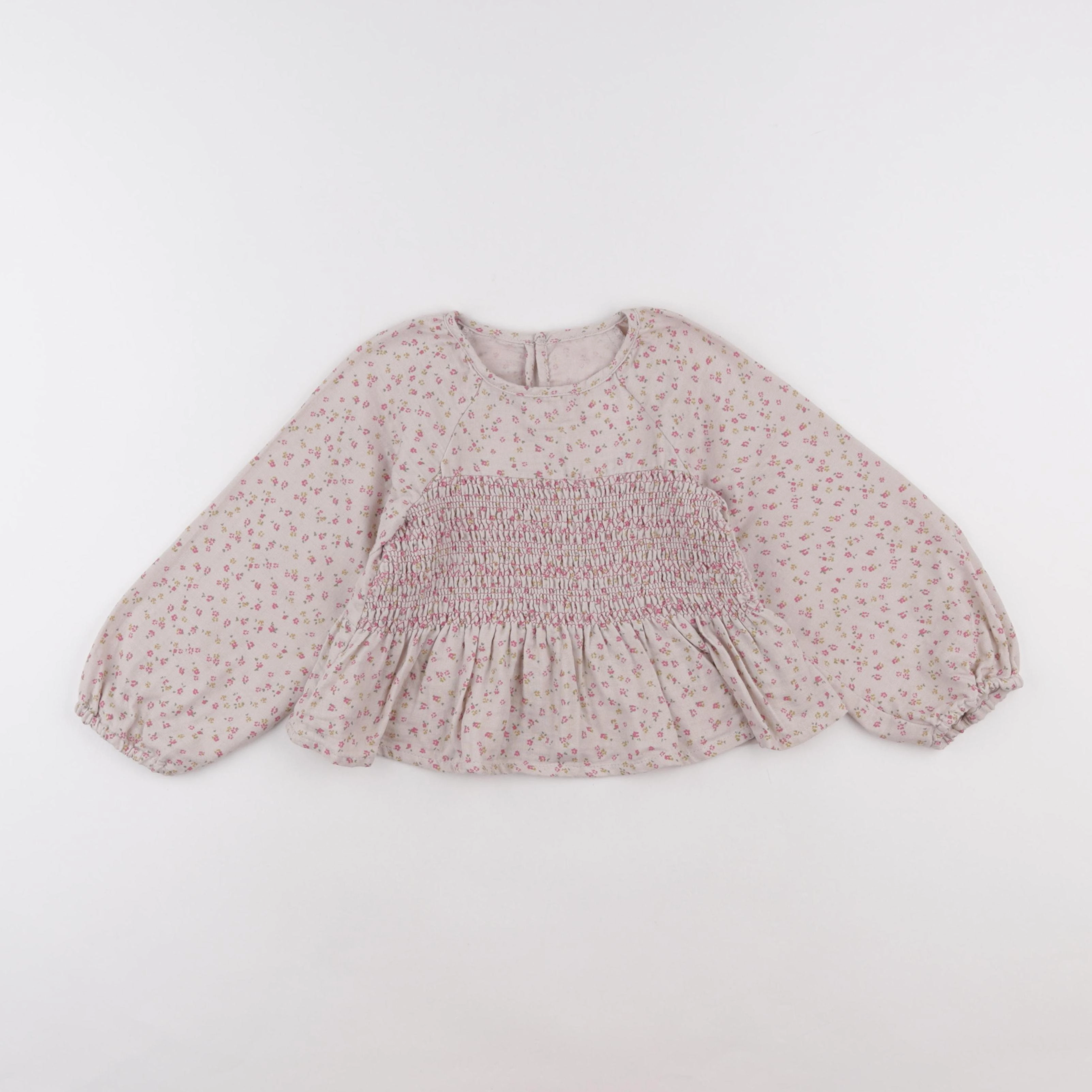 Zara - blouse beige, rose - 5 ans