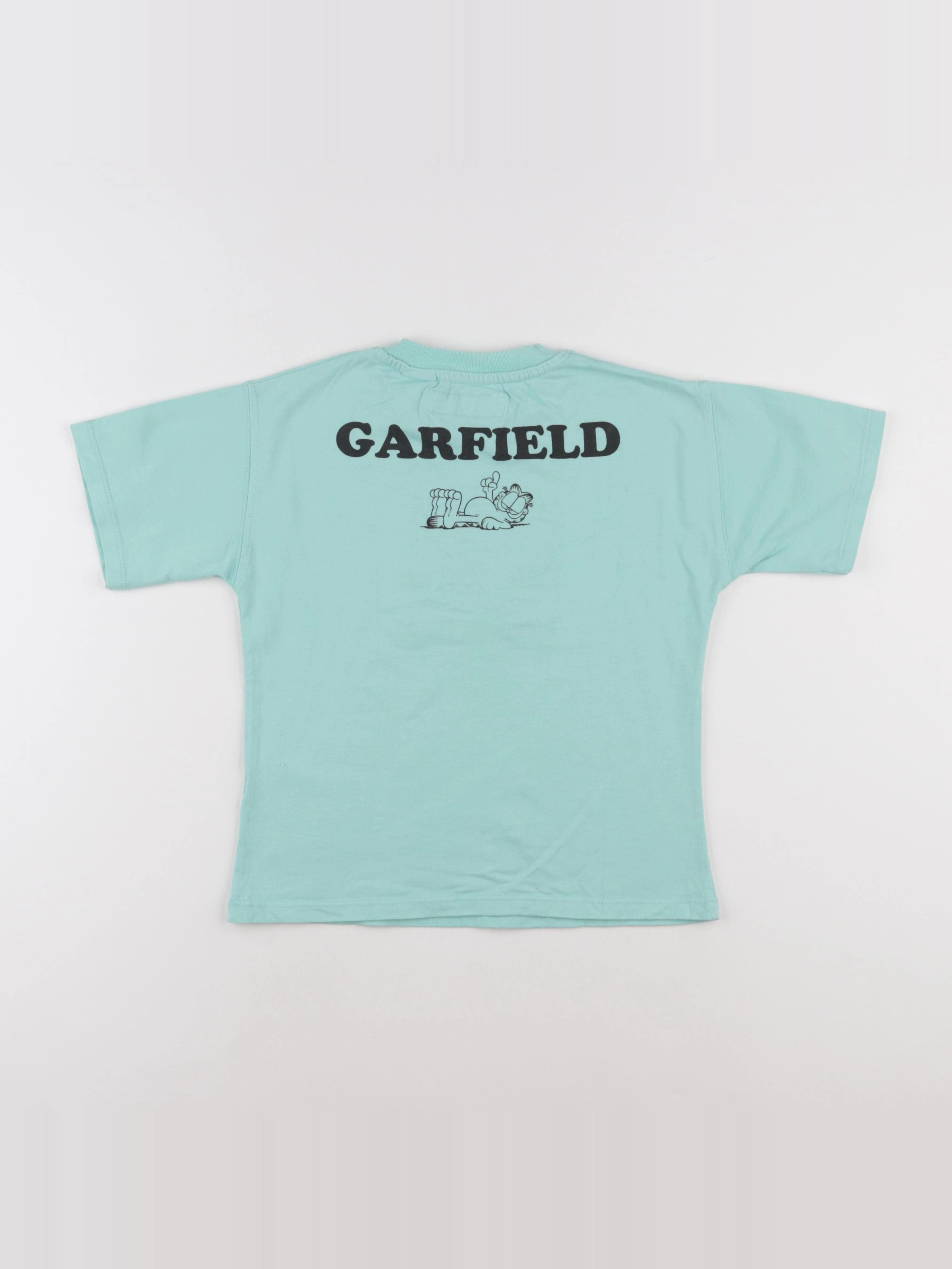 Zara - tee-shirt vert - 6/7 ans