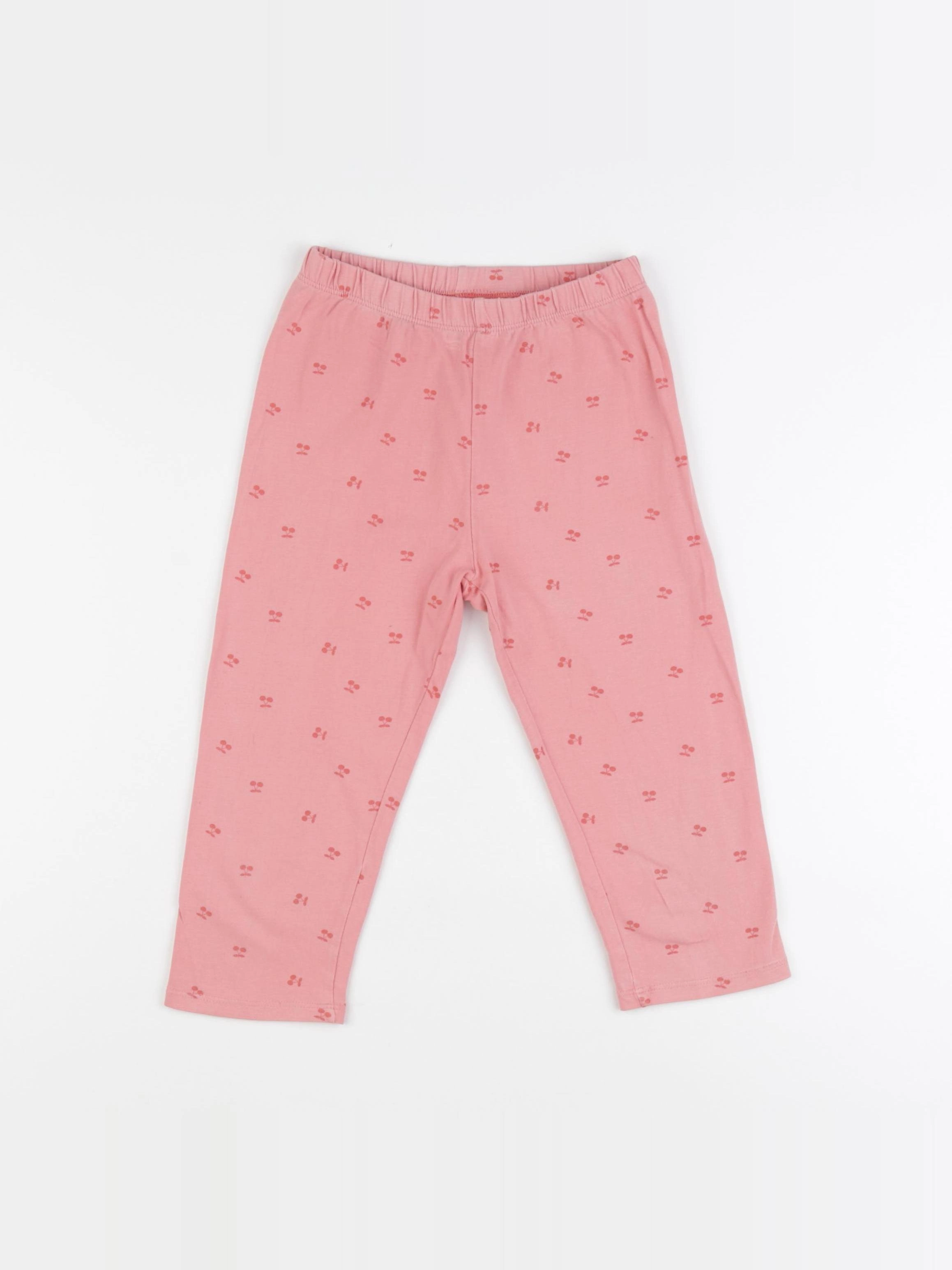 Vertbaudet - legging court rose - 8 ans