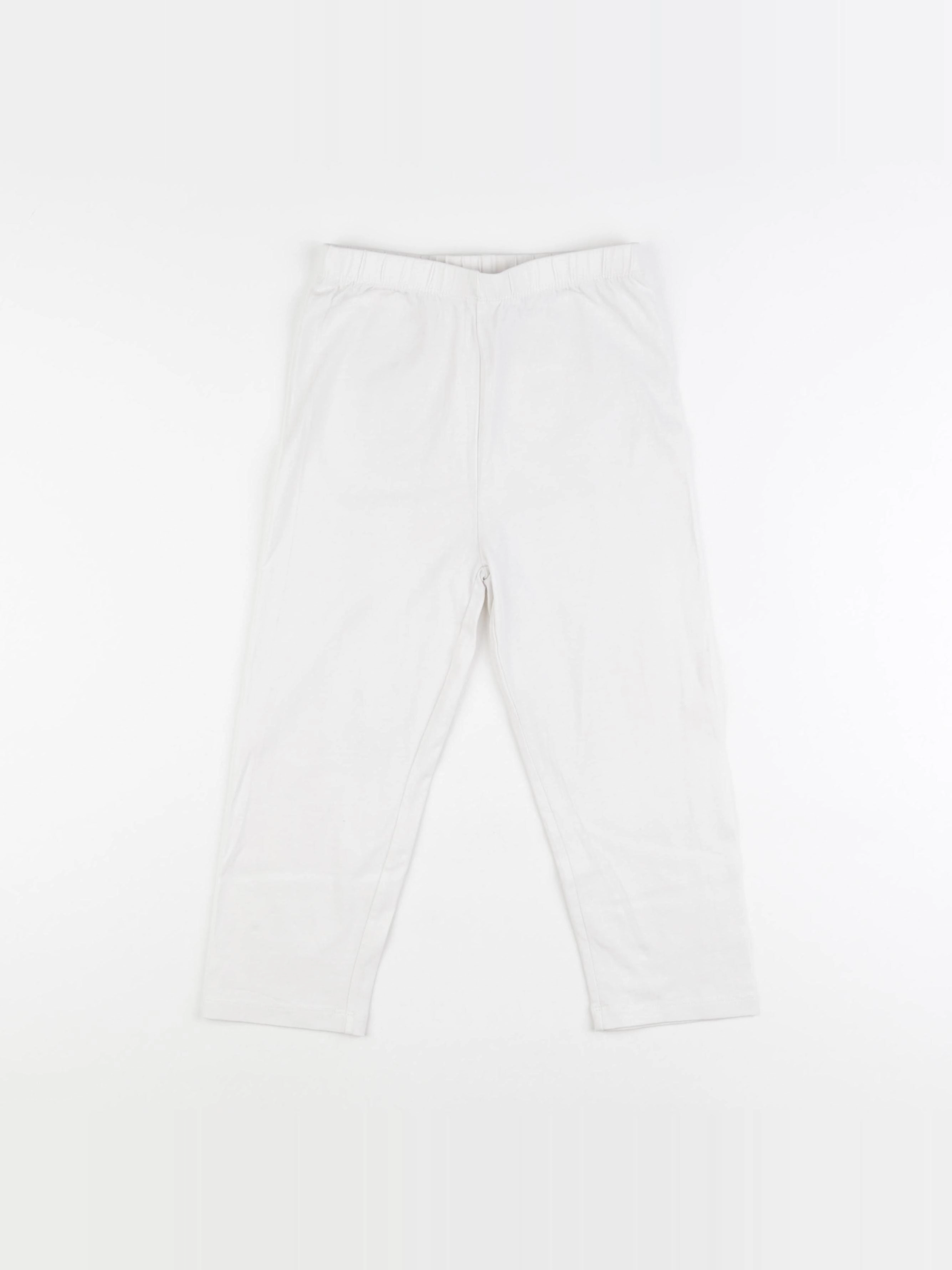 Vertbaudet - legging court blanc - 10 ans
