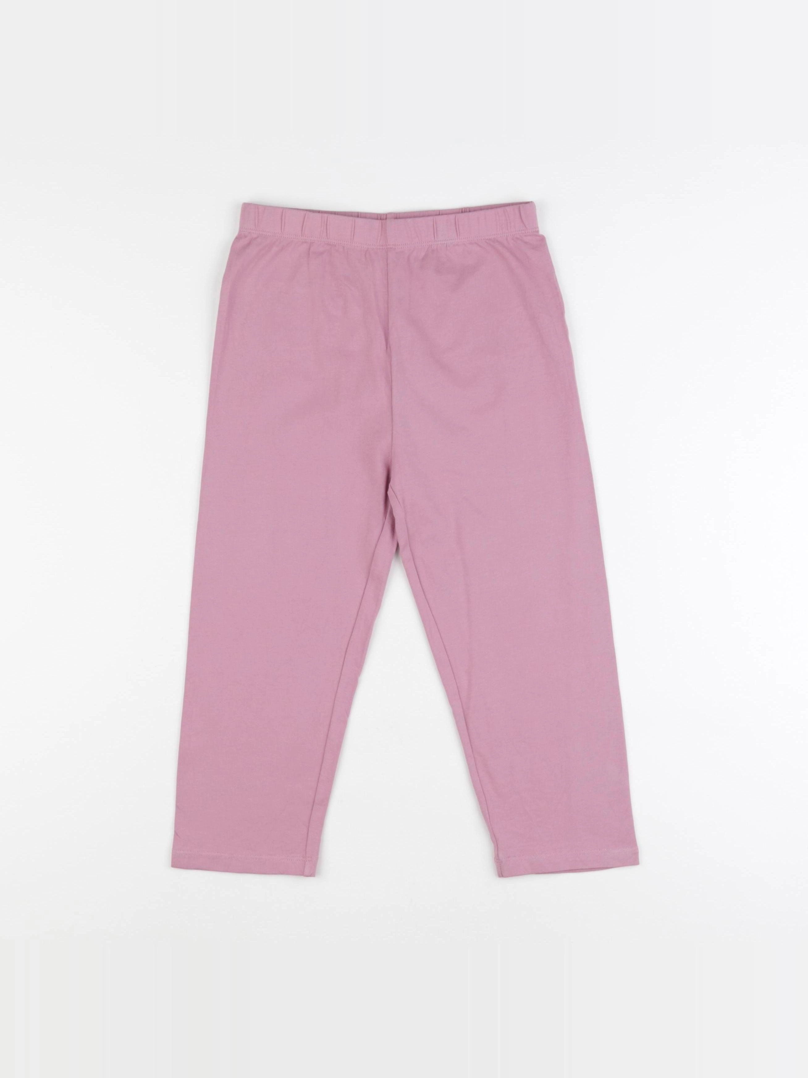 Vertbaudet - legging court rose - 10 ans