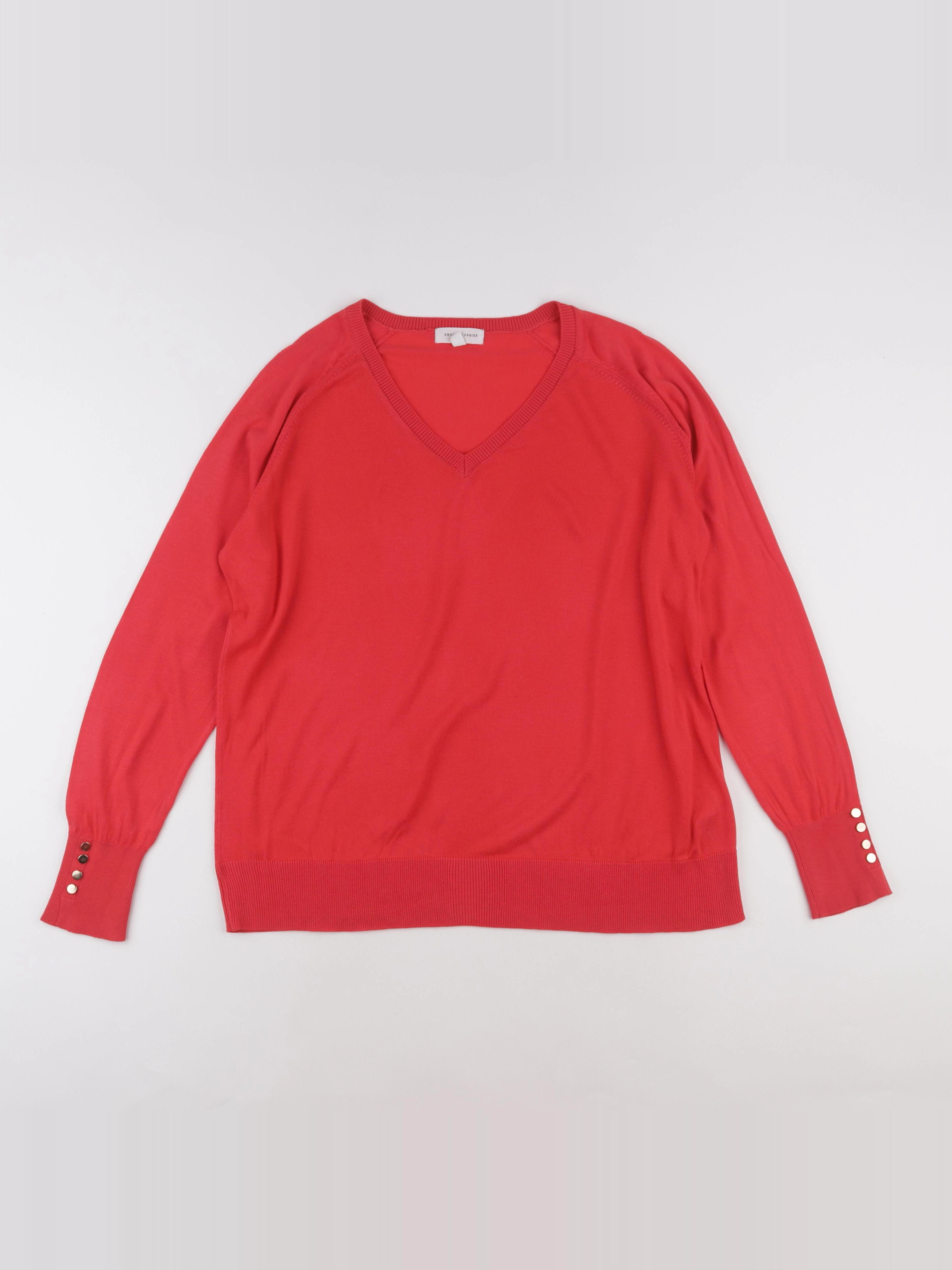 Envie de fraise - pull grossesse rouge - 38 à 40