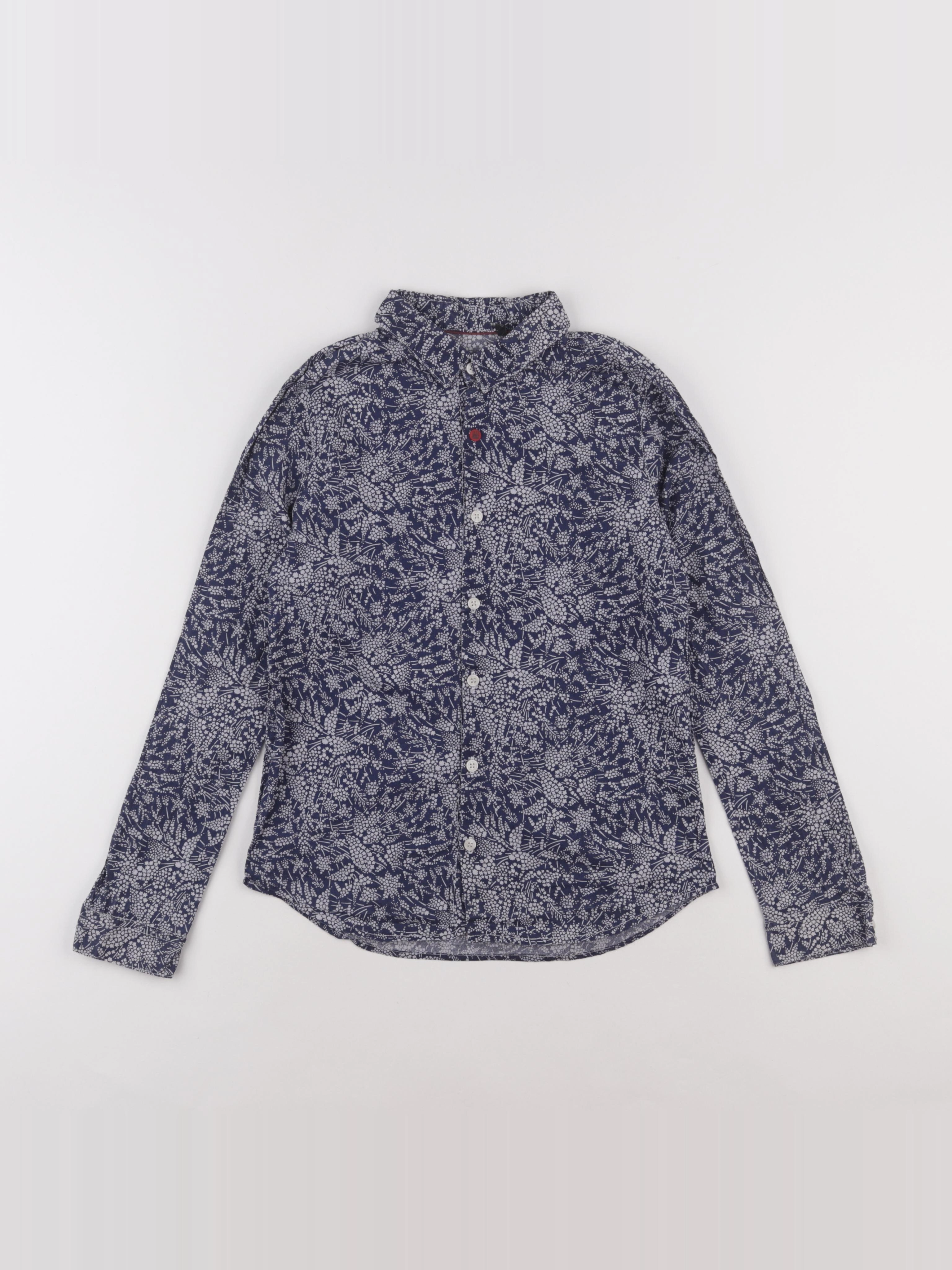 IKKS - chemise blanc, bleu - 10 ans