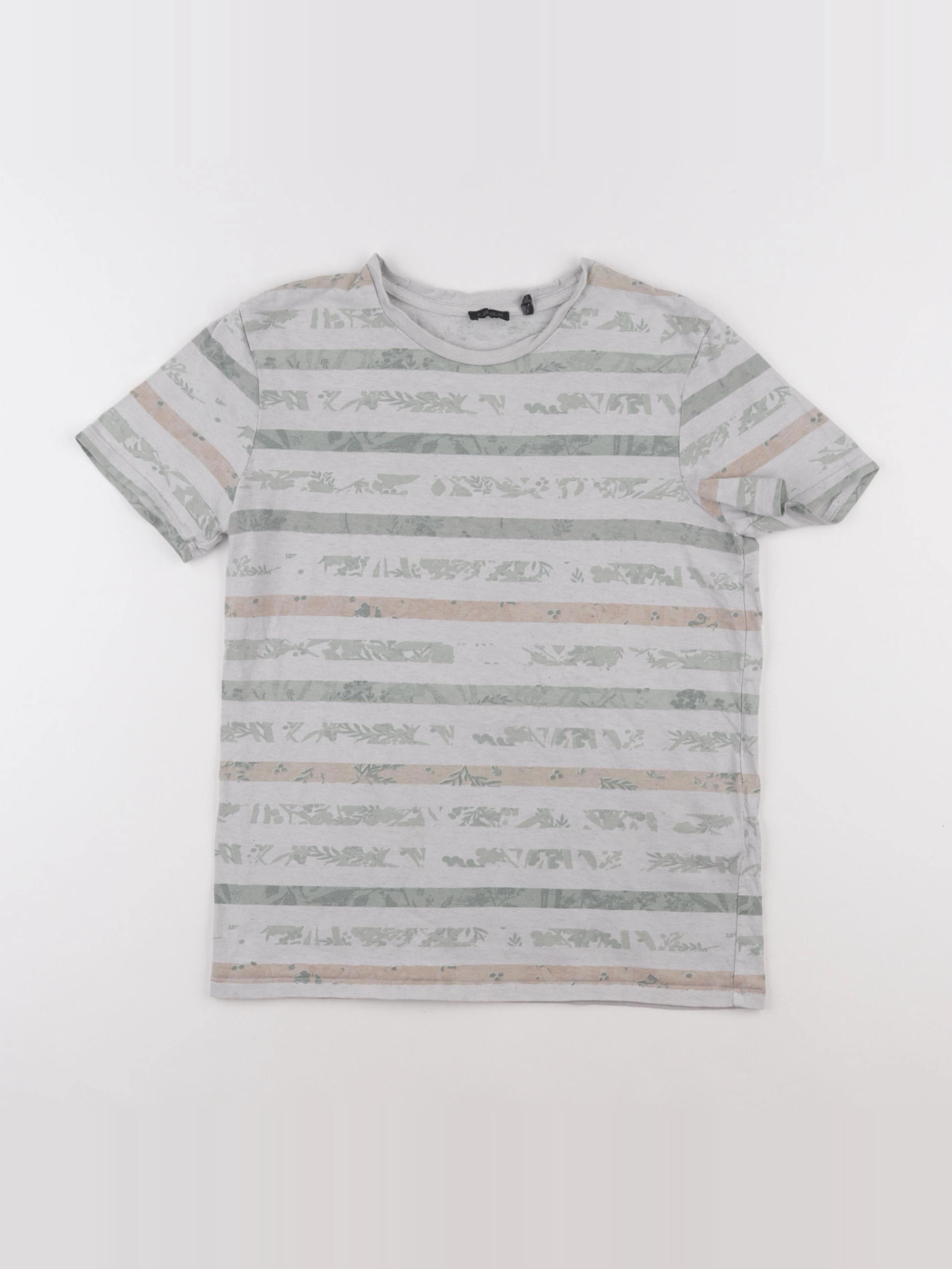 IKKS - tee-shirt beige, vert - 12 ans