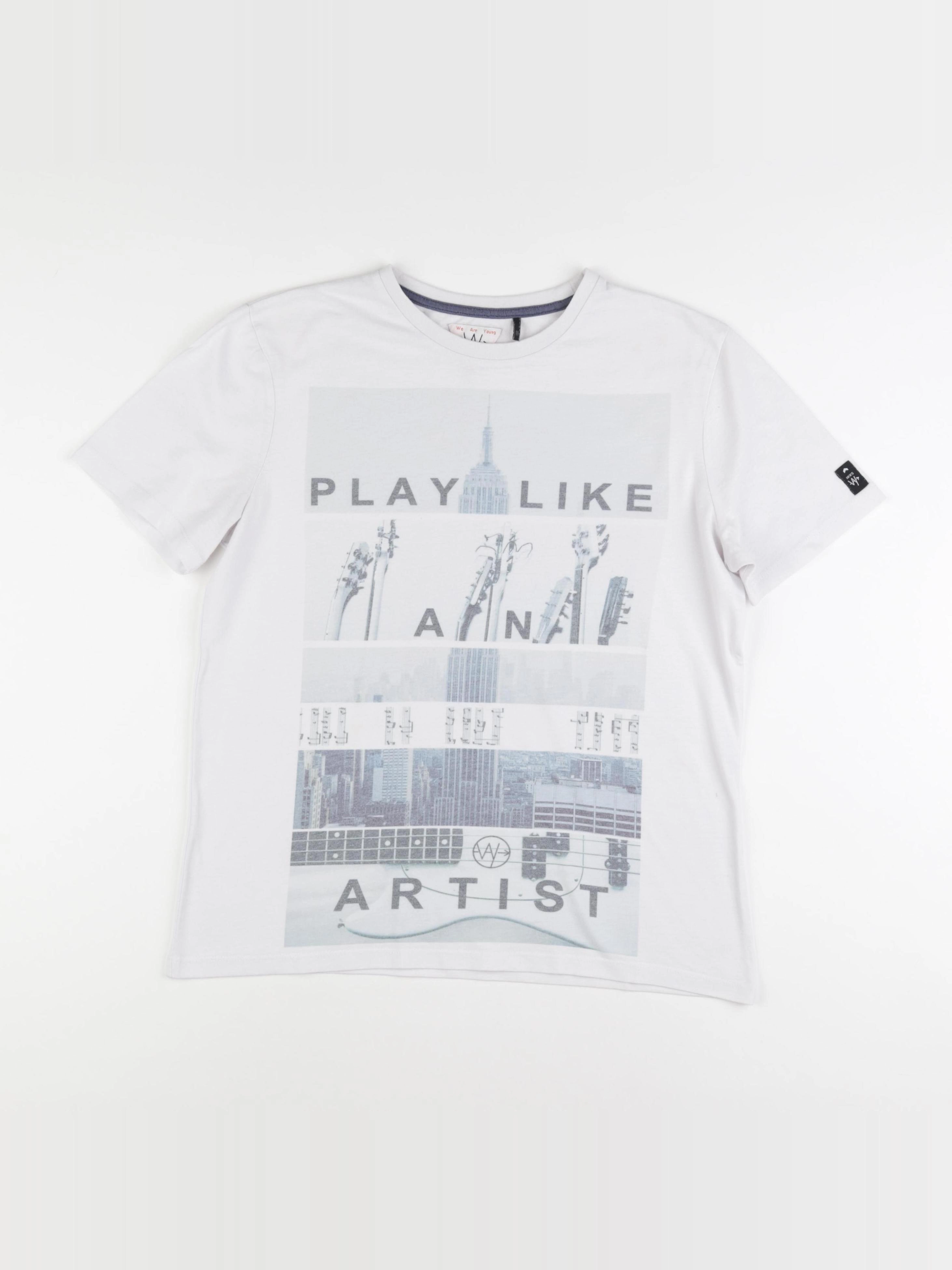 IKKS - tee-shirt blanc - 16 ans