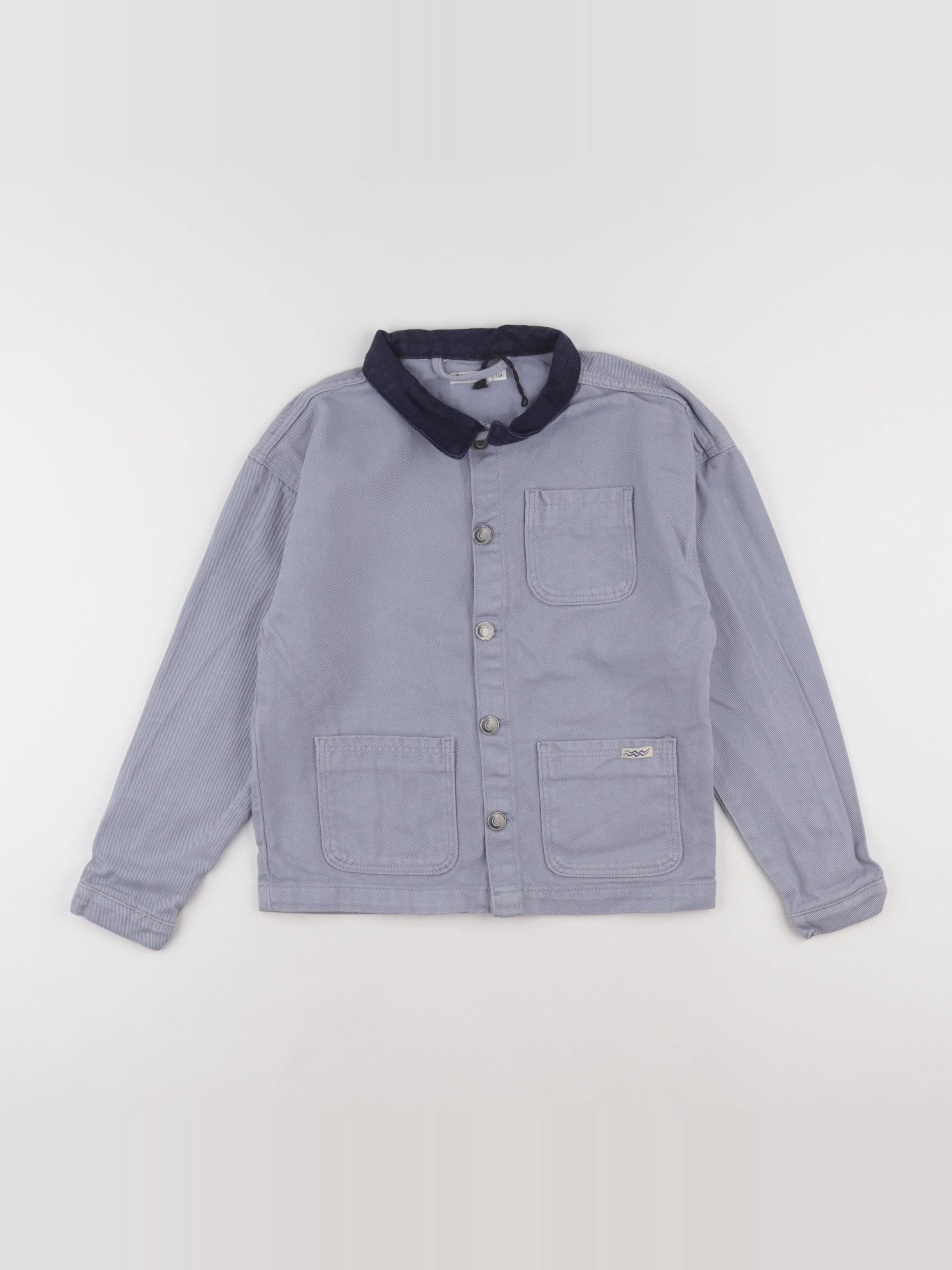 Eden & Victor - veste bleu - 10 ans