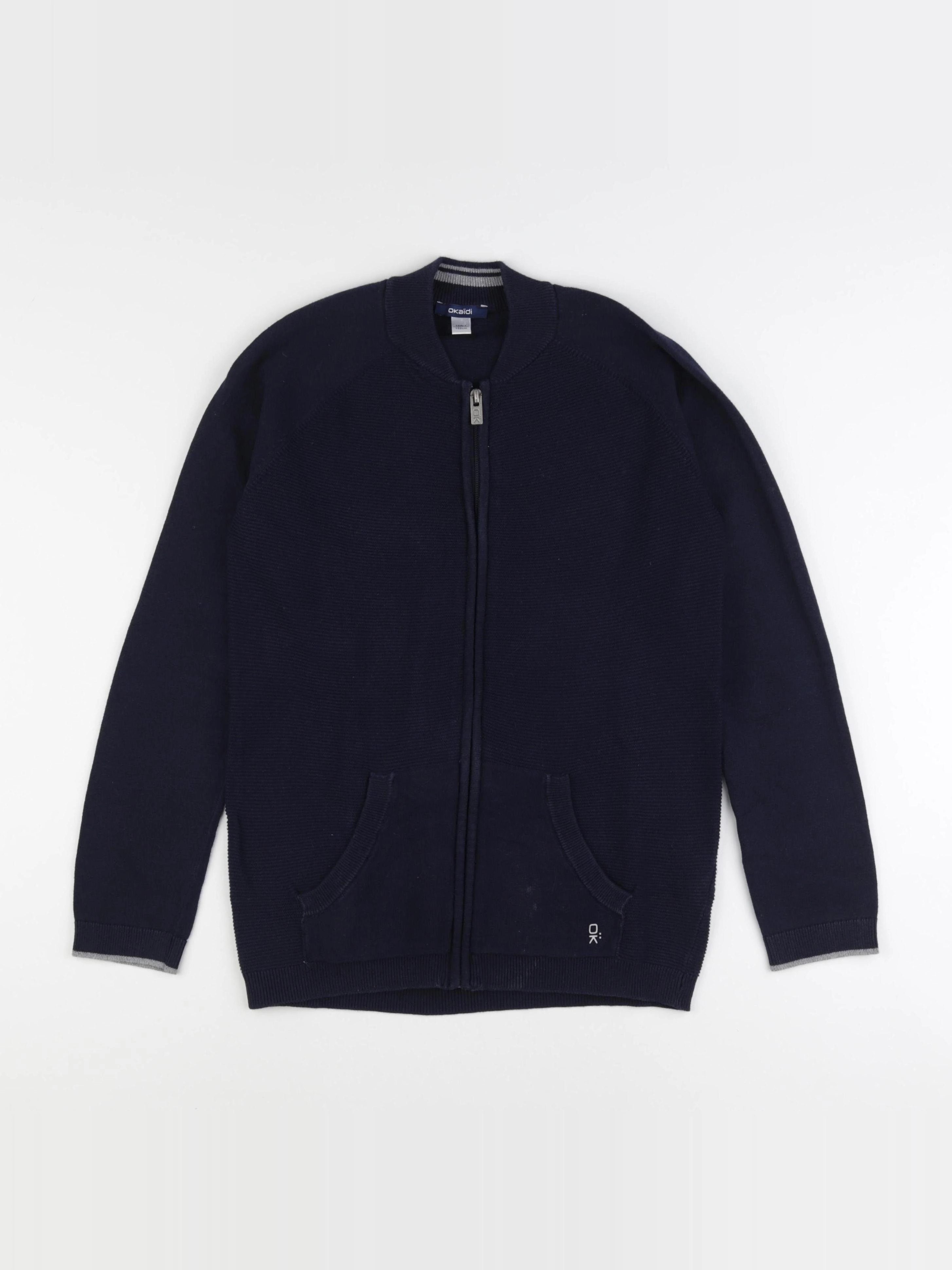 Okaidi - gilet bleu - 12 ans