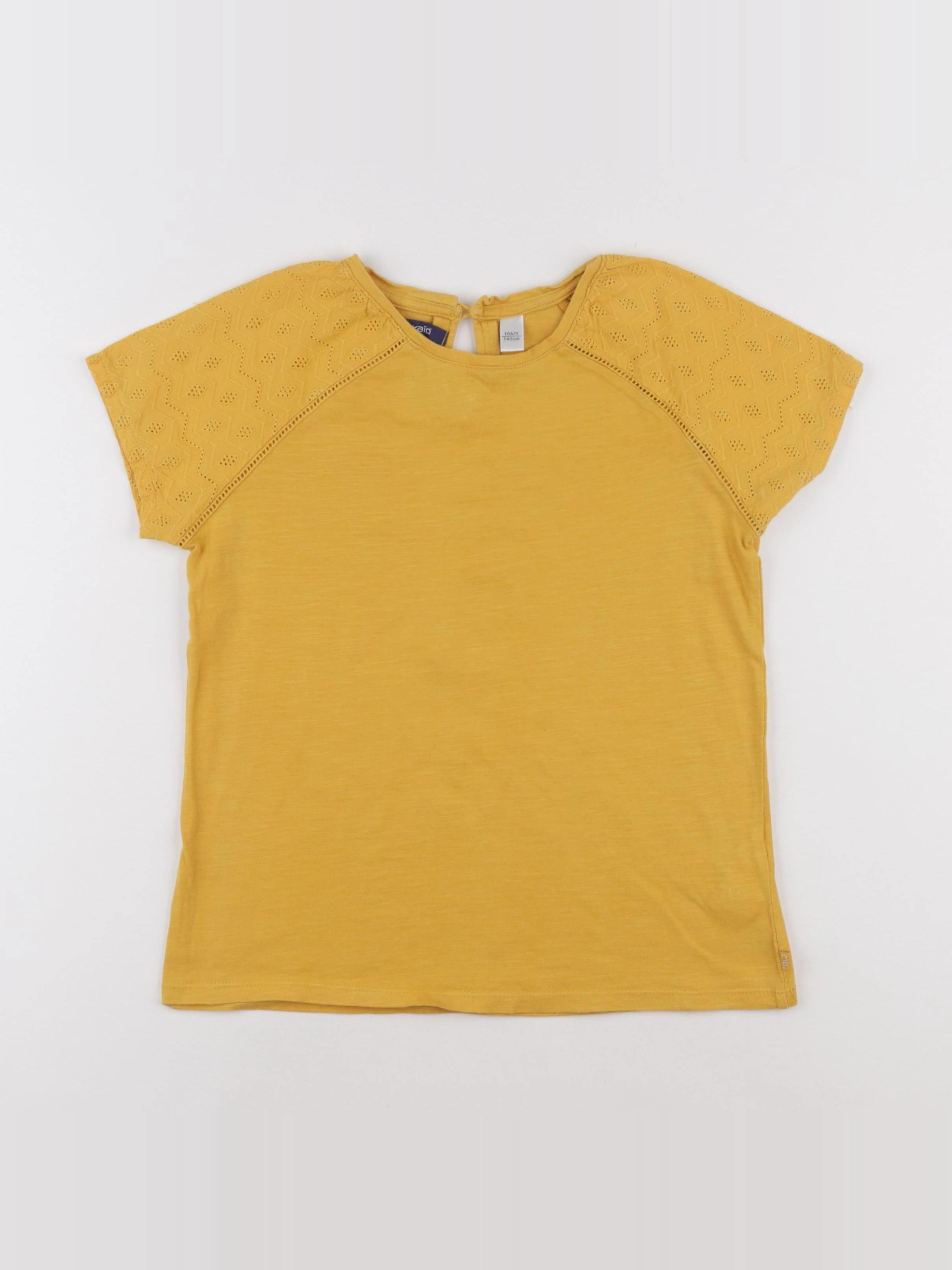 Okaidi - tee-shirt jaune - 10 ans