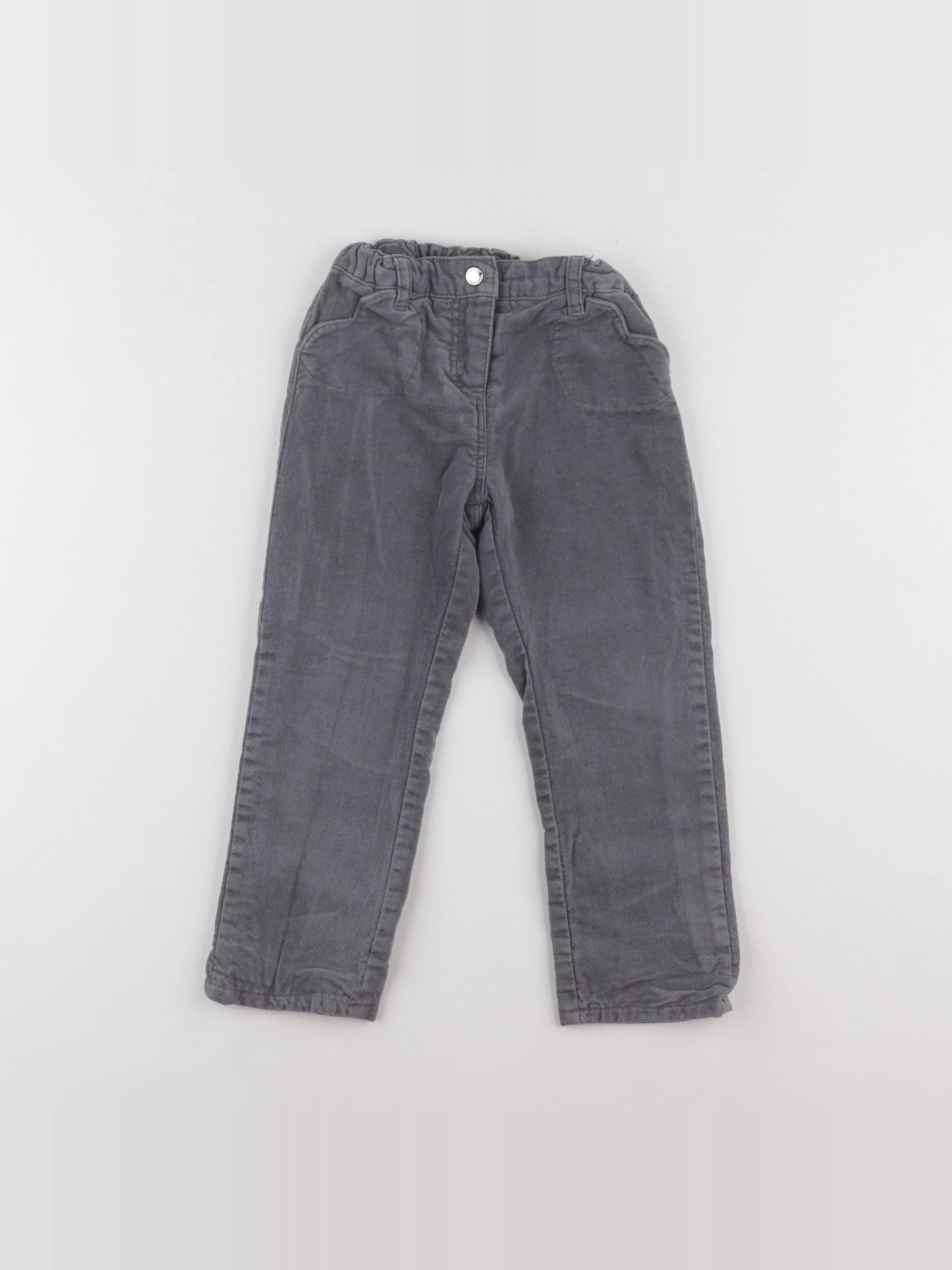 Vertbaudet - pantalon gris - 3 ans