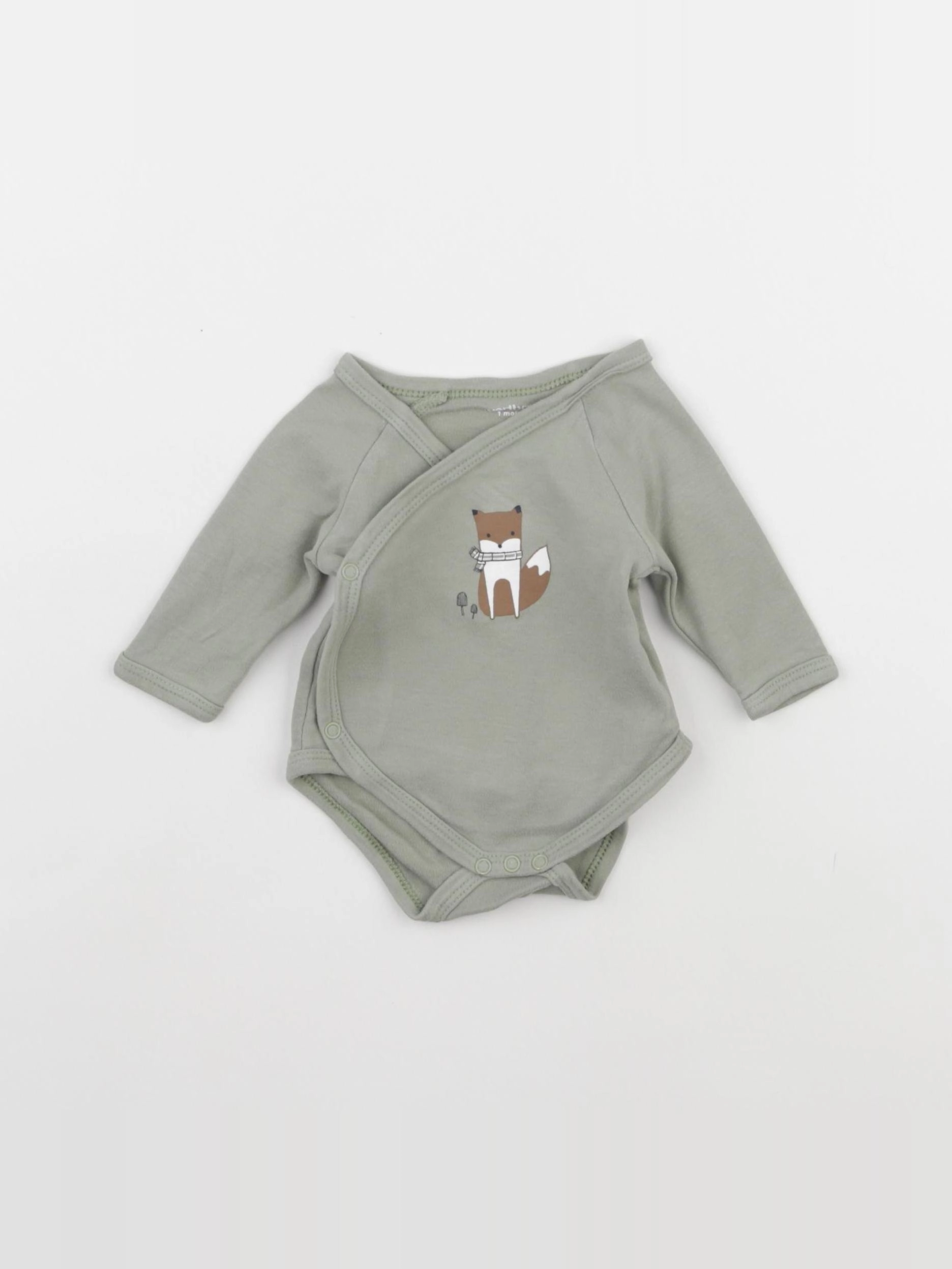 Vertbaudet - body vert - 1 mois