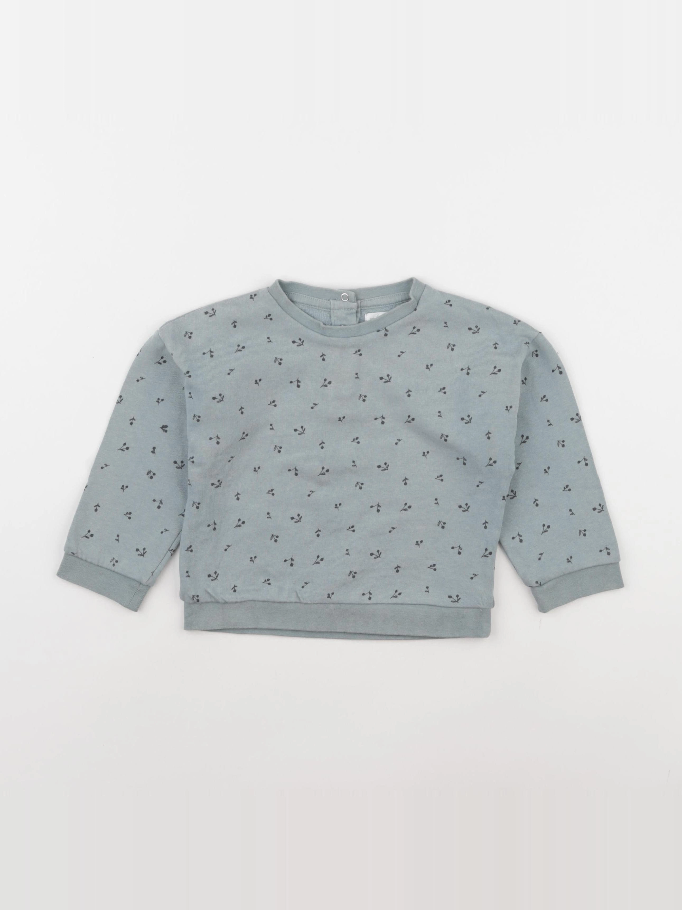 Vertbaudet - sweat bleu - 24 mois