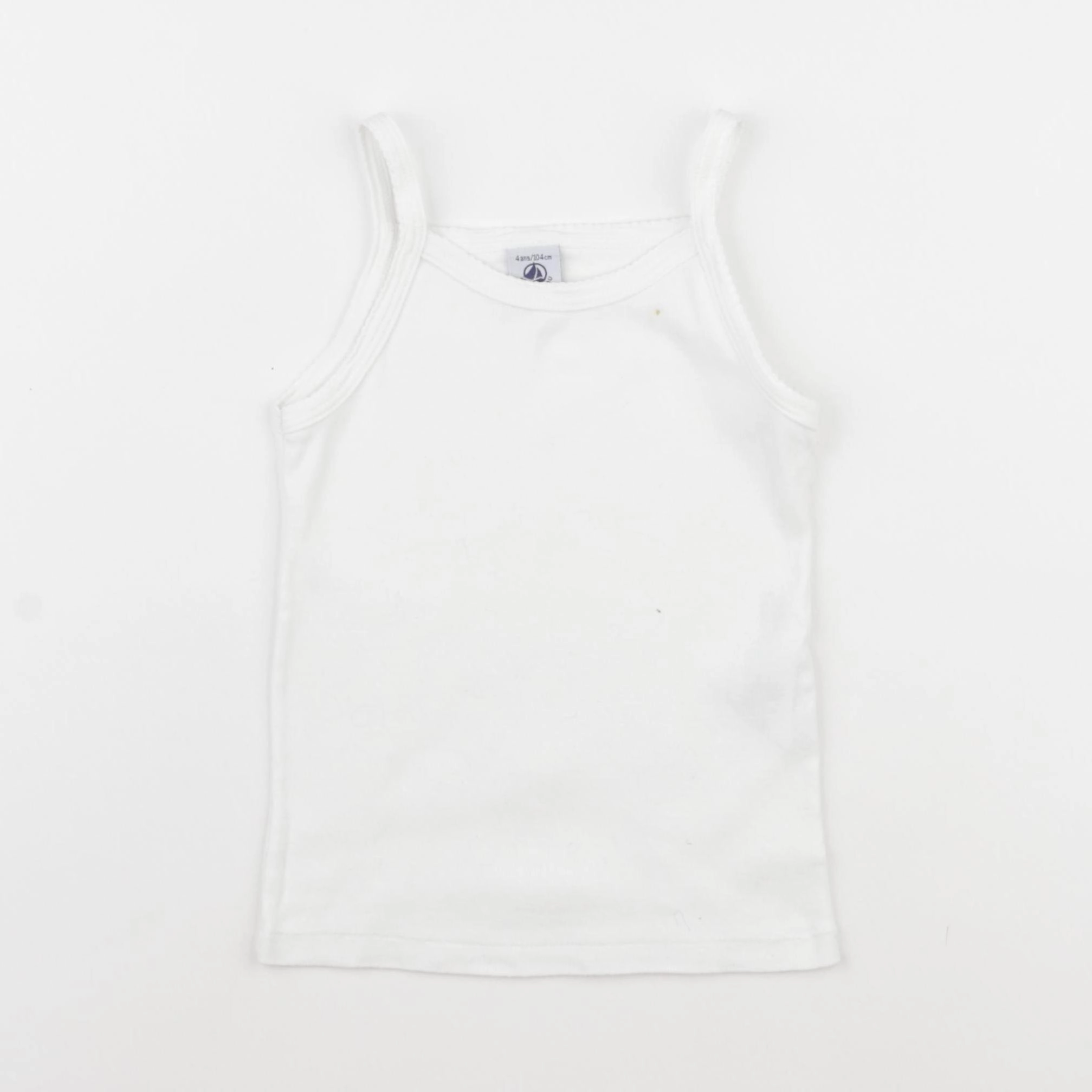Petit Bateau - maillot de corps blanc - 4 ans