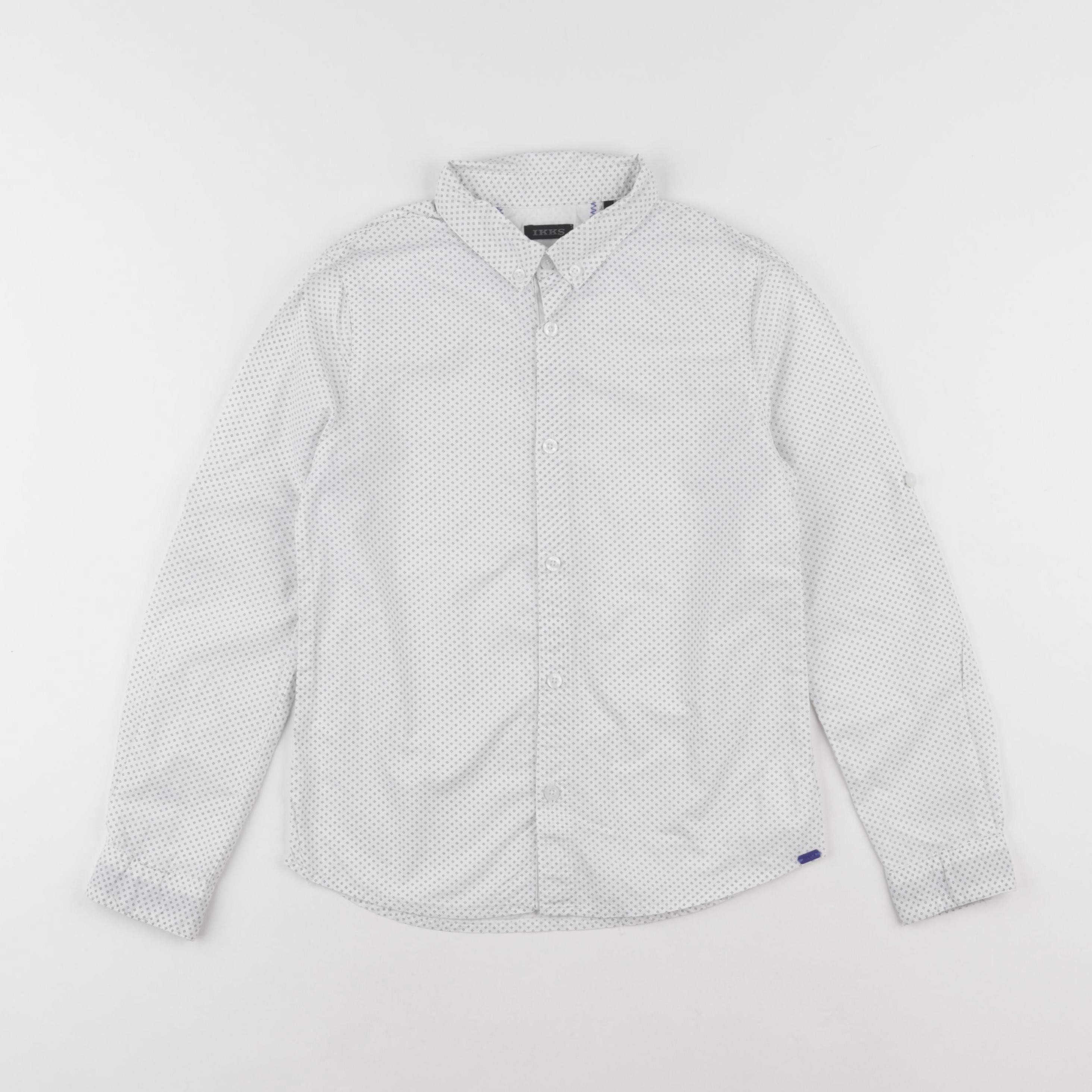 IKKS - chemise blanc, bleu - 8 ans