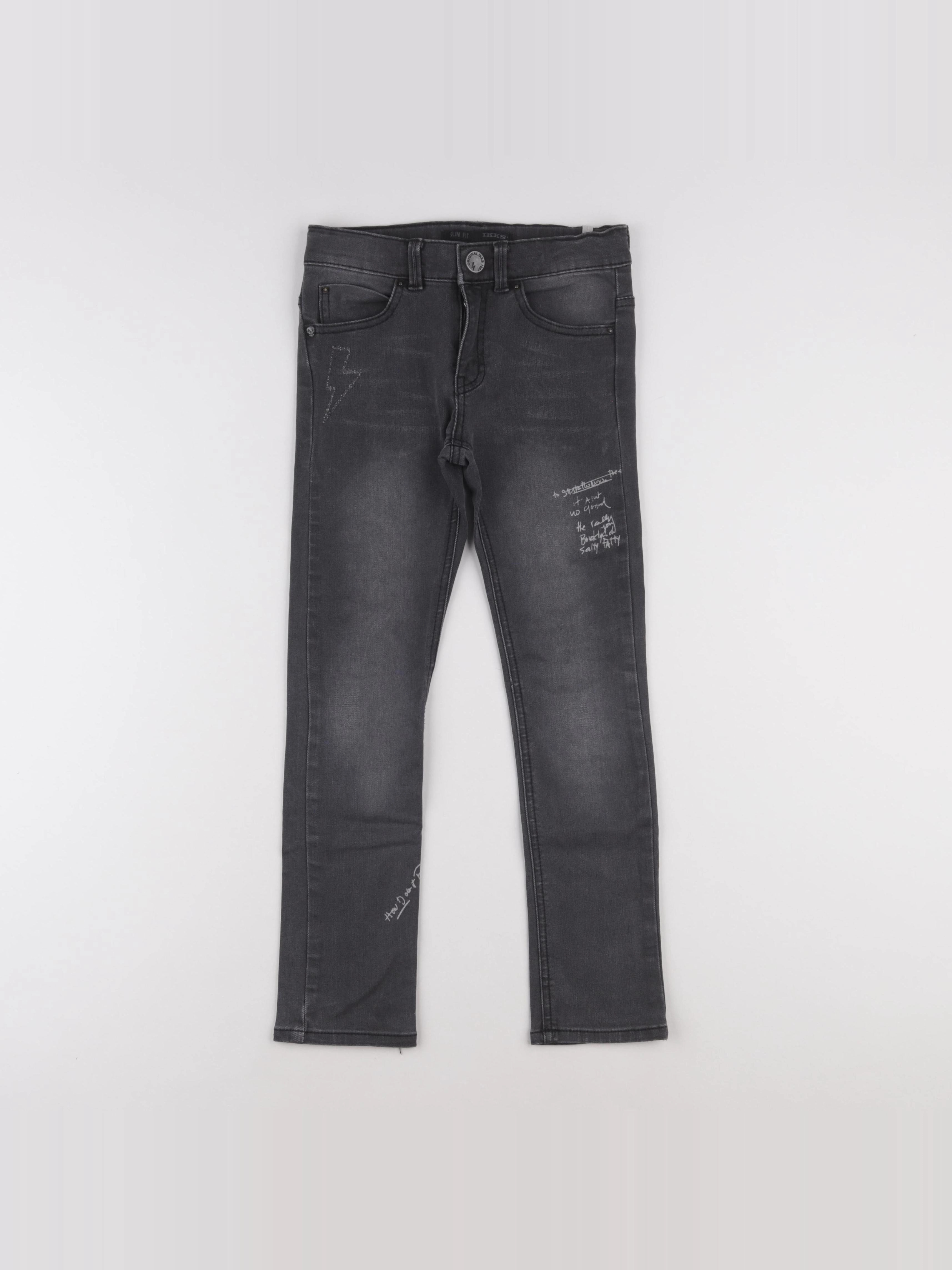 IKKS - jean noir - 8 ans