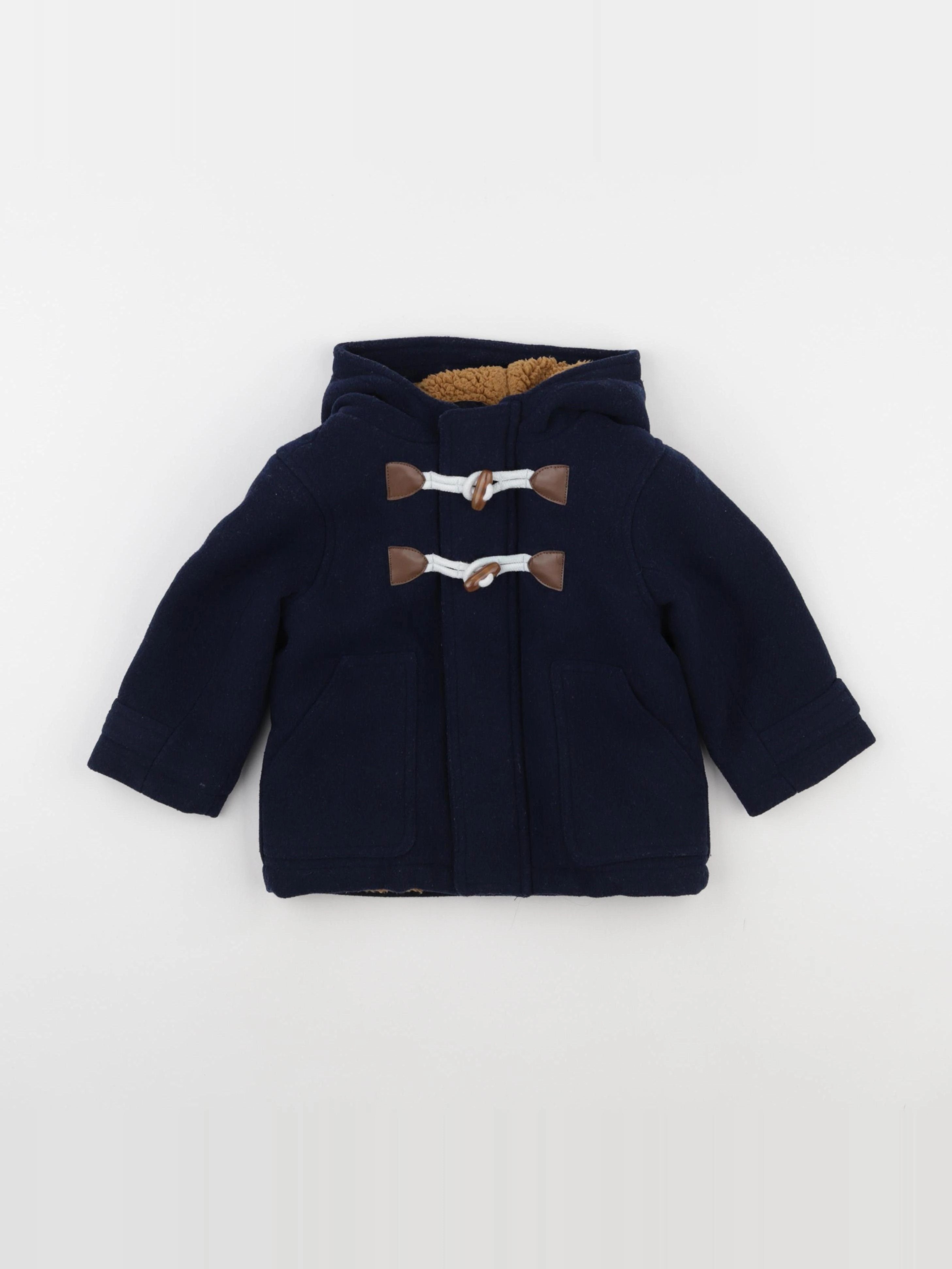 Vertbaudet - manteau bleu - 24 mois