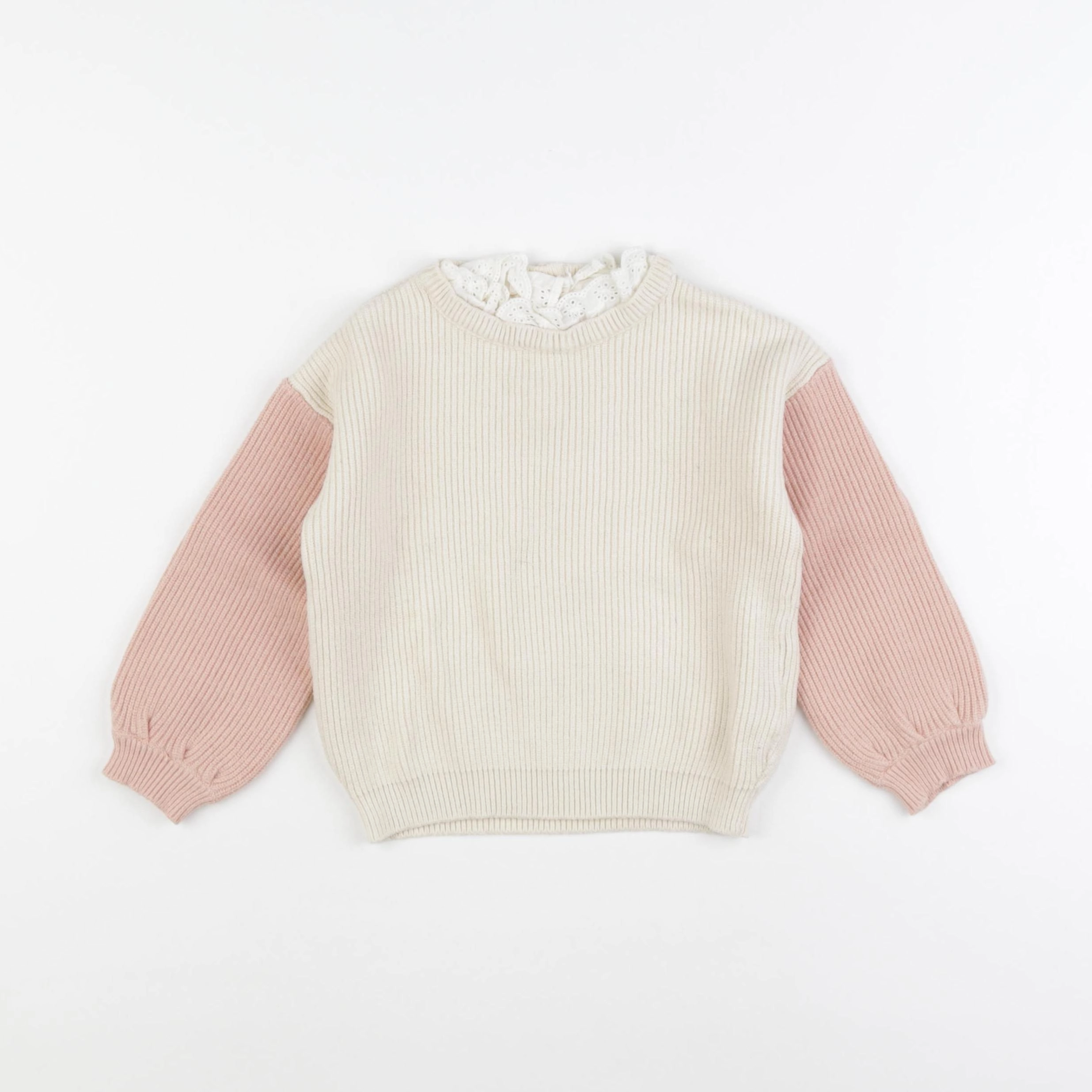 Vertbaudet - pull rose - 4 ans