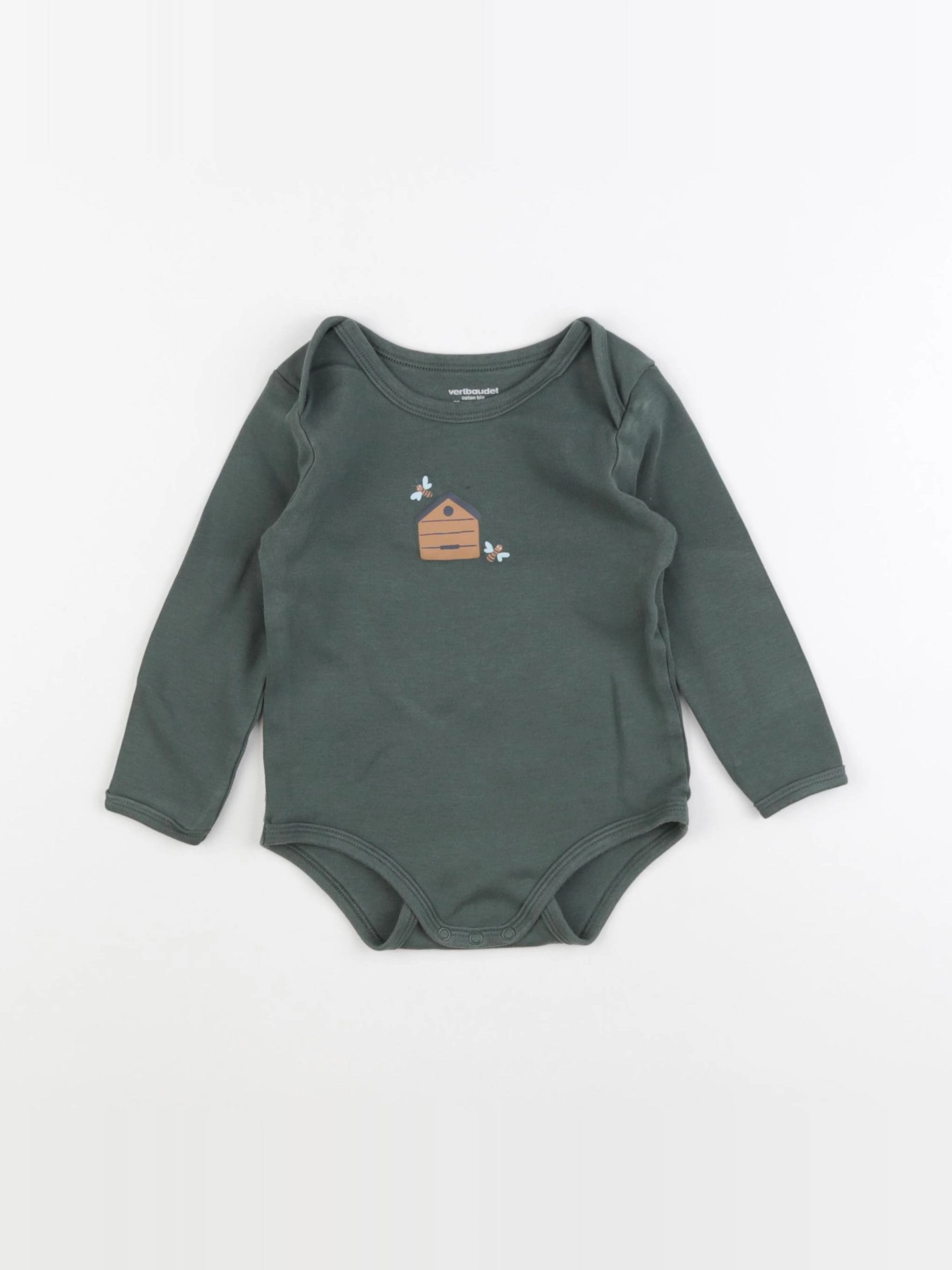 Vertbaudet - body vert - 36 mois
