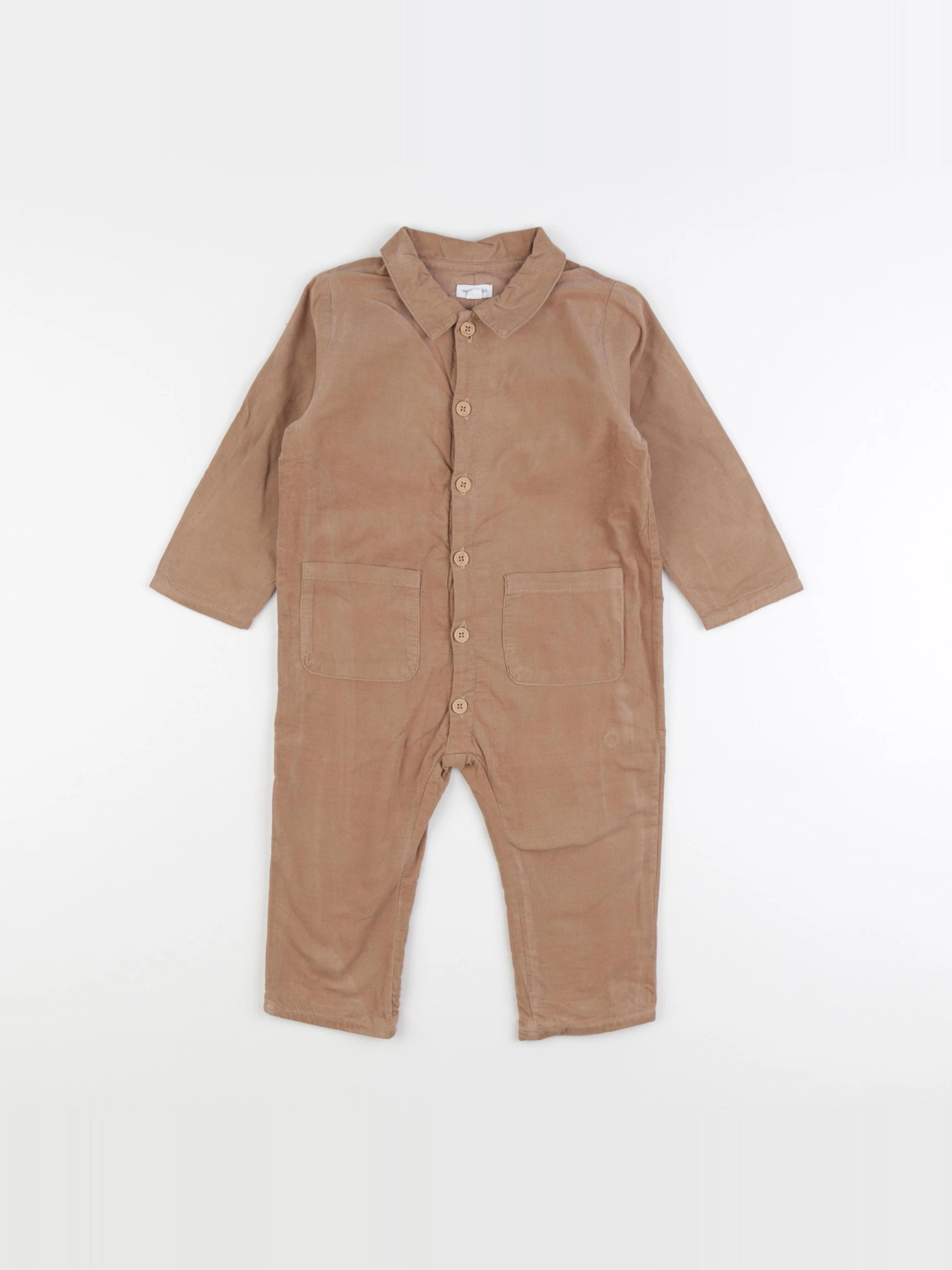 Vertbaudet - combinaison marron - 24 mois