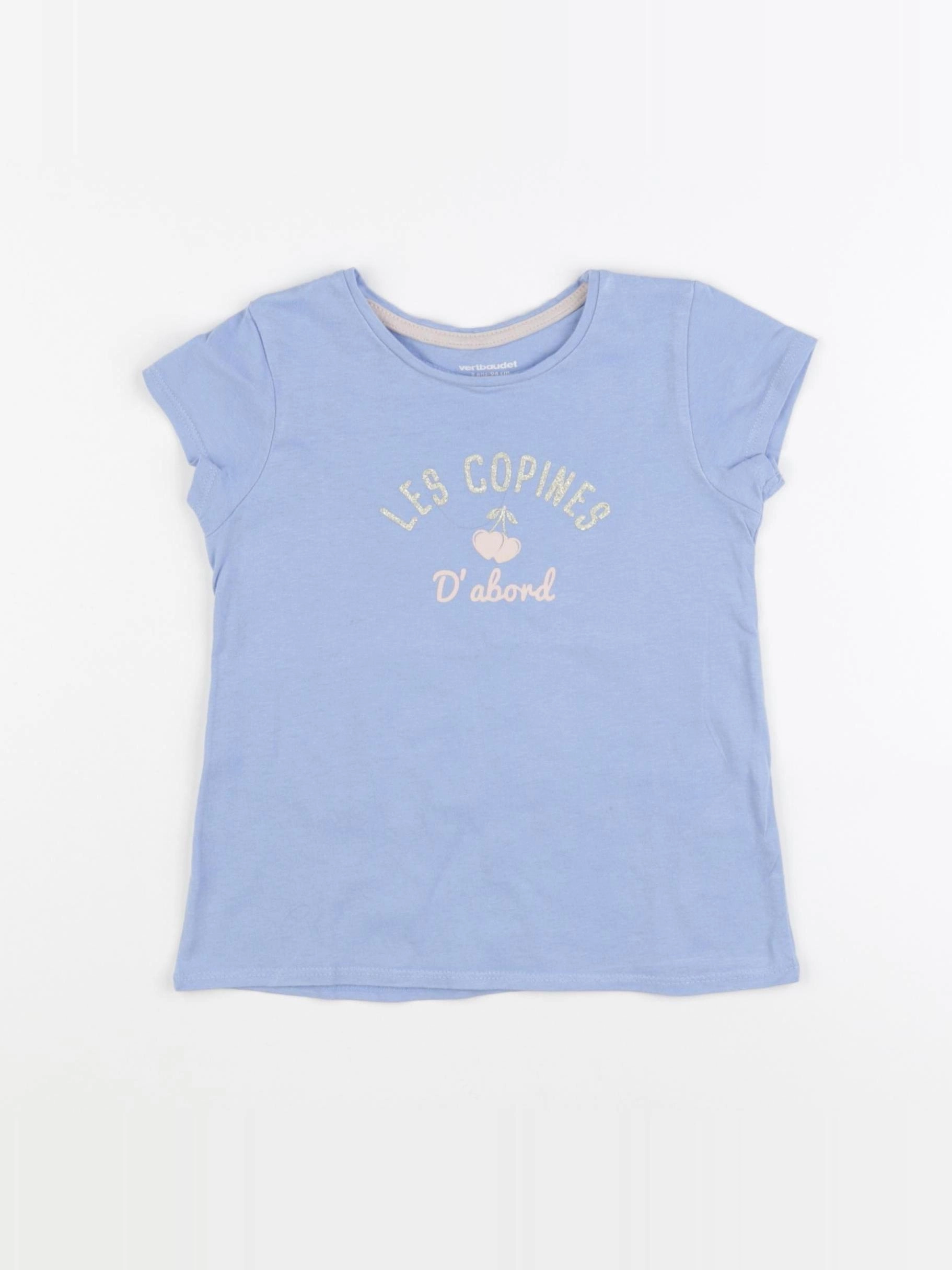 Vertbaudet - tee-shirt bleu - 3 ans