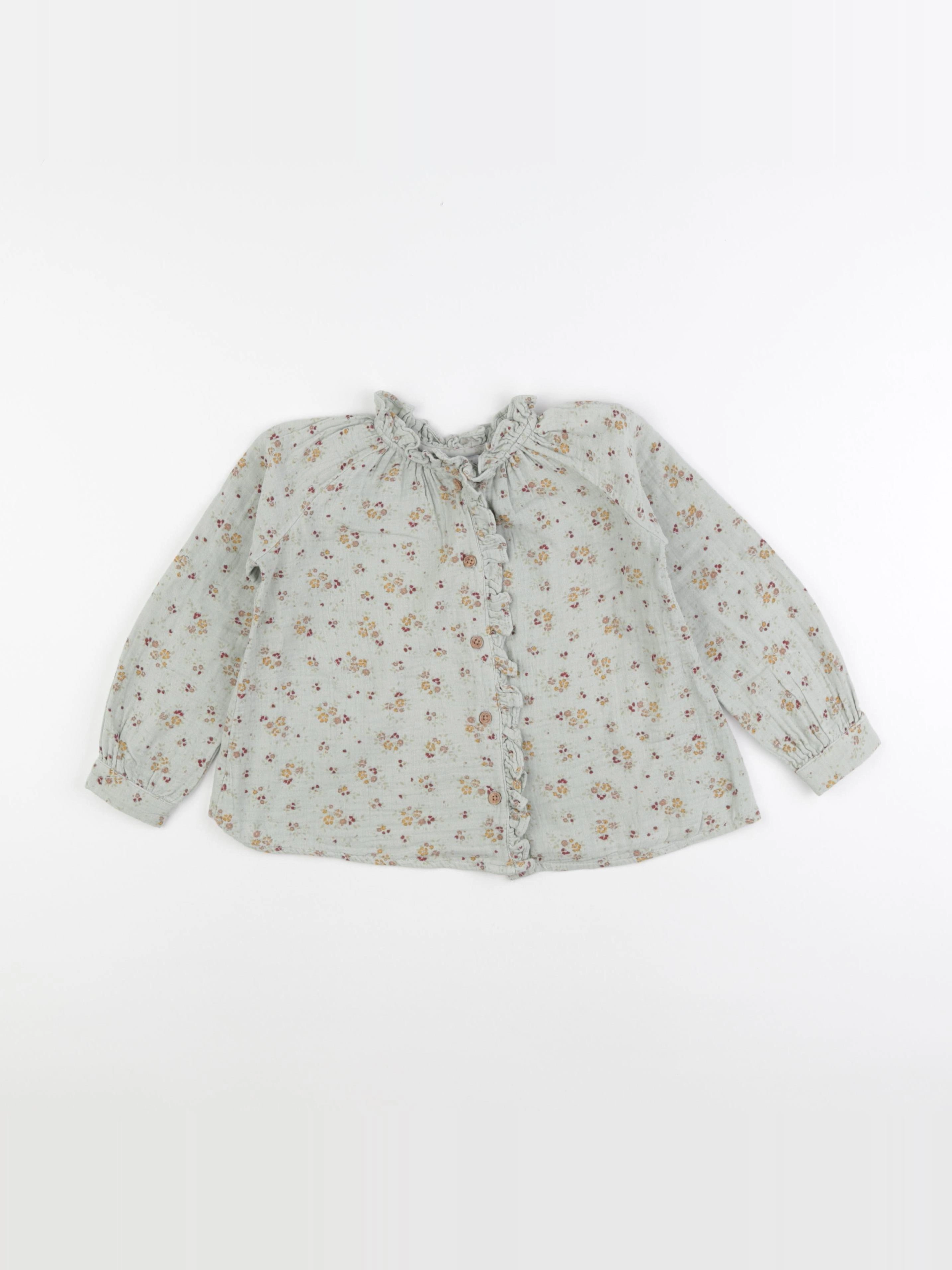 Vertbaudet - blouse vert - 4 ans