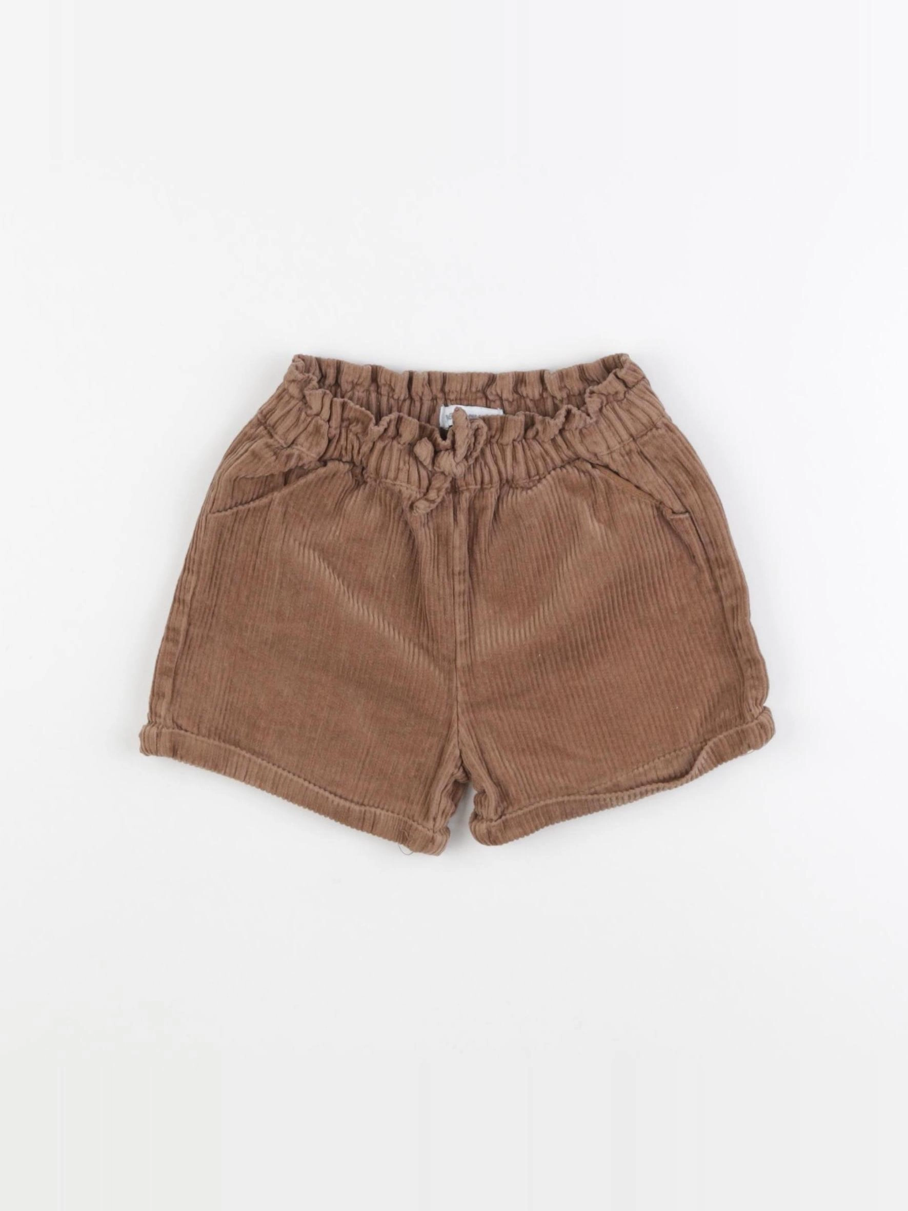 Vertbaudet - short marron - 2 ans