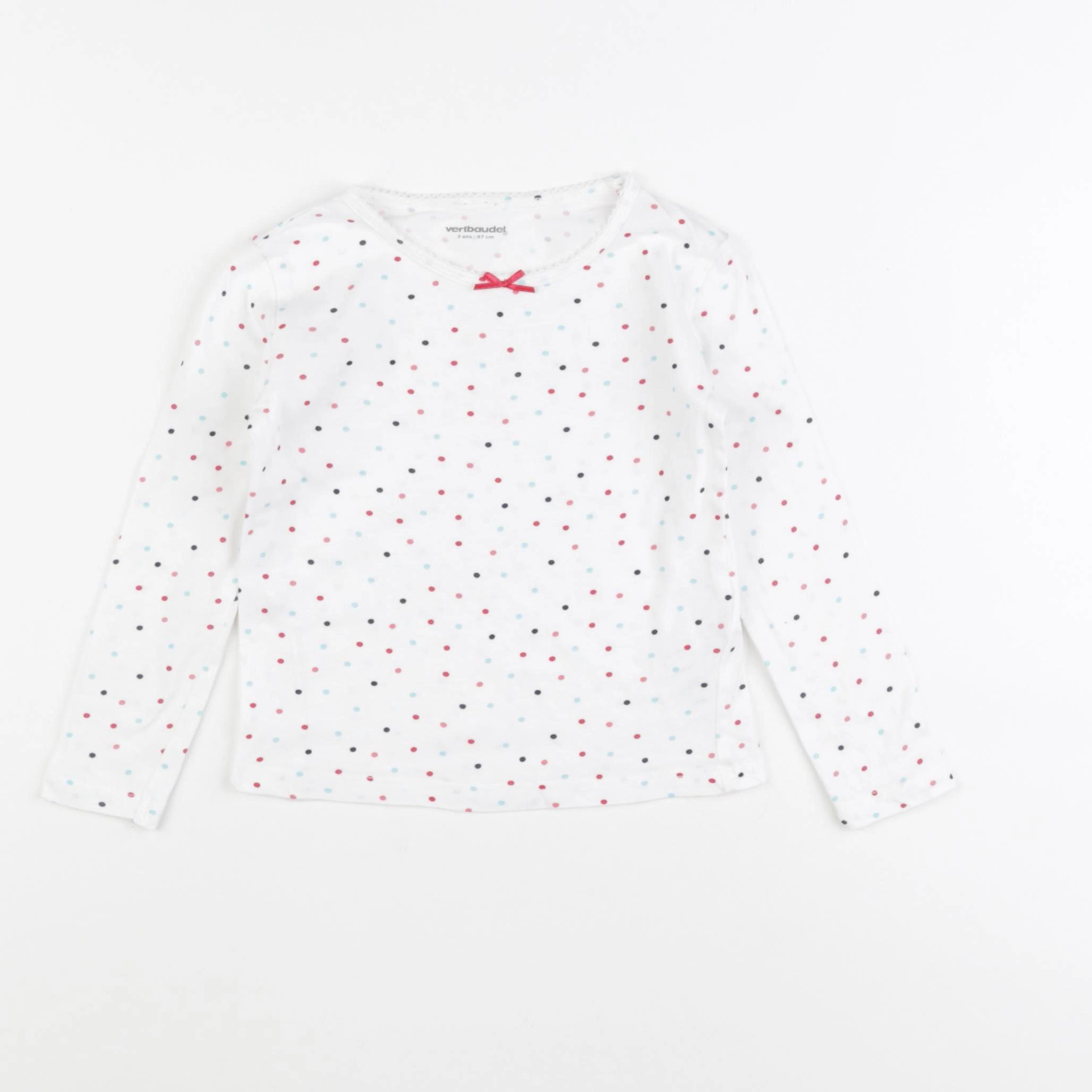 Vertbaudet - maillot de corps blanc - 3 ans