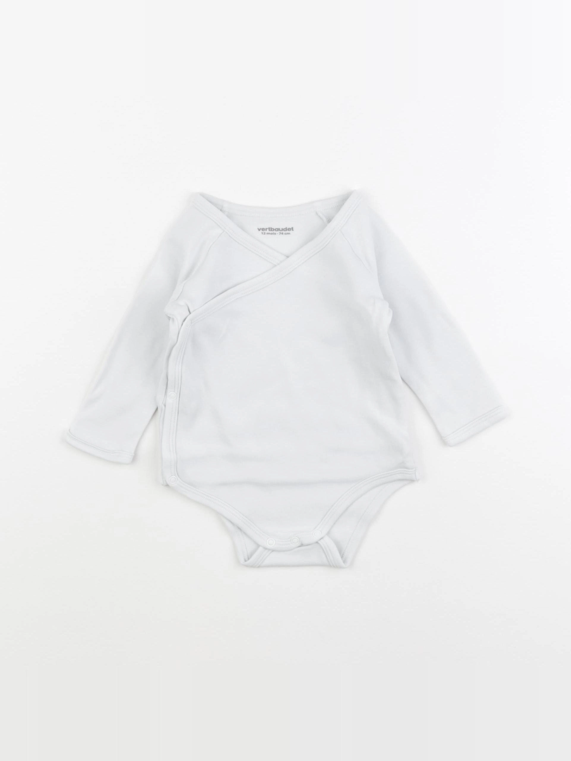 Vertbaudet - body blanc - 12 mois