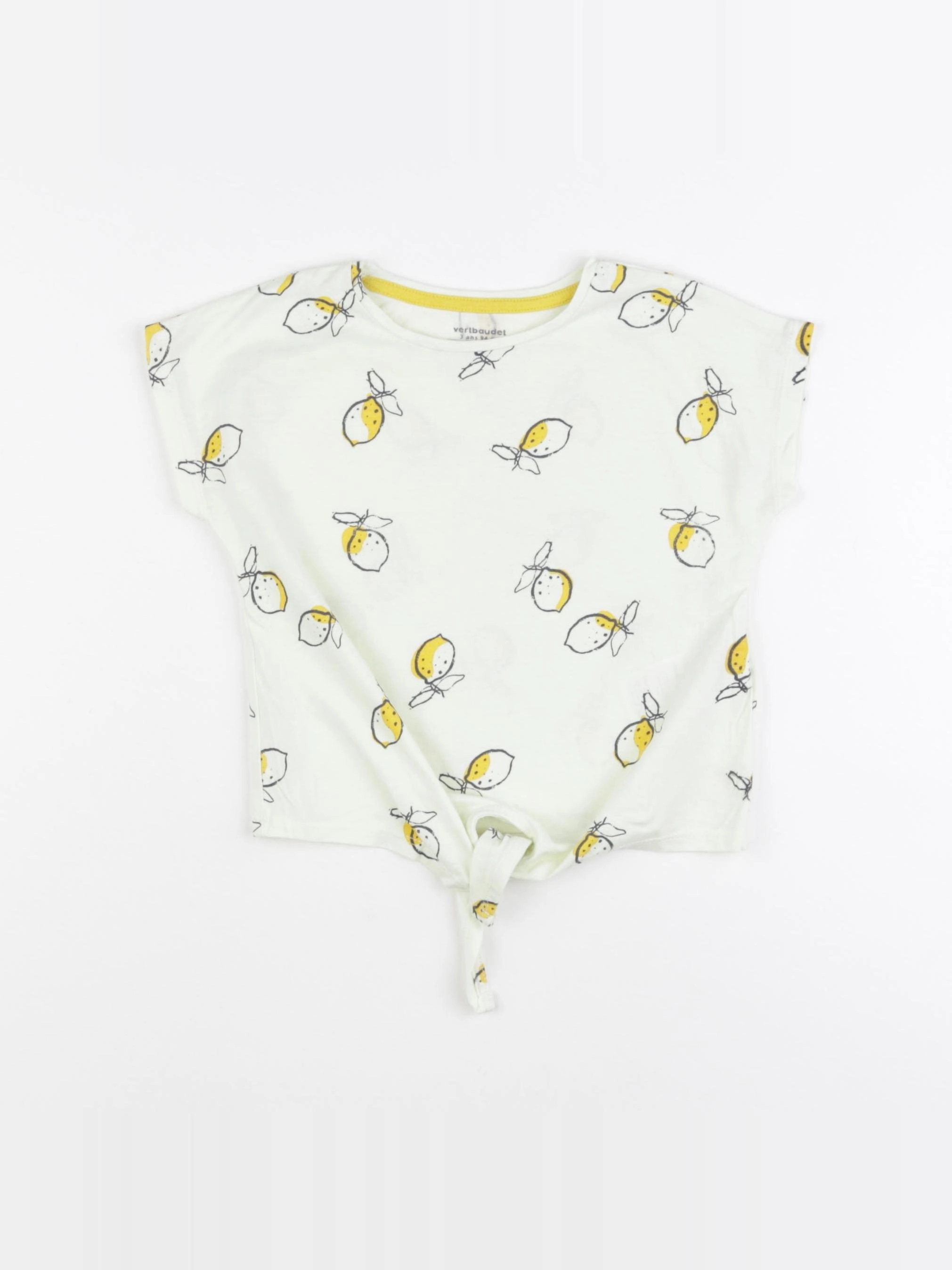 Vertbaudet - tee-shirt jaune - 3 ans