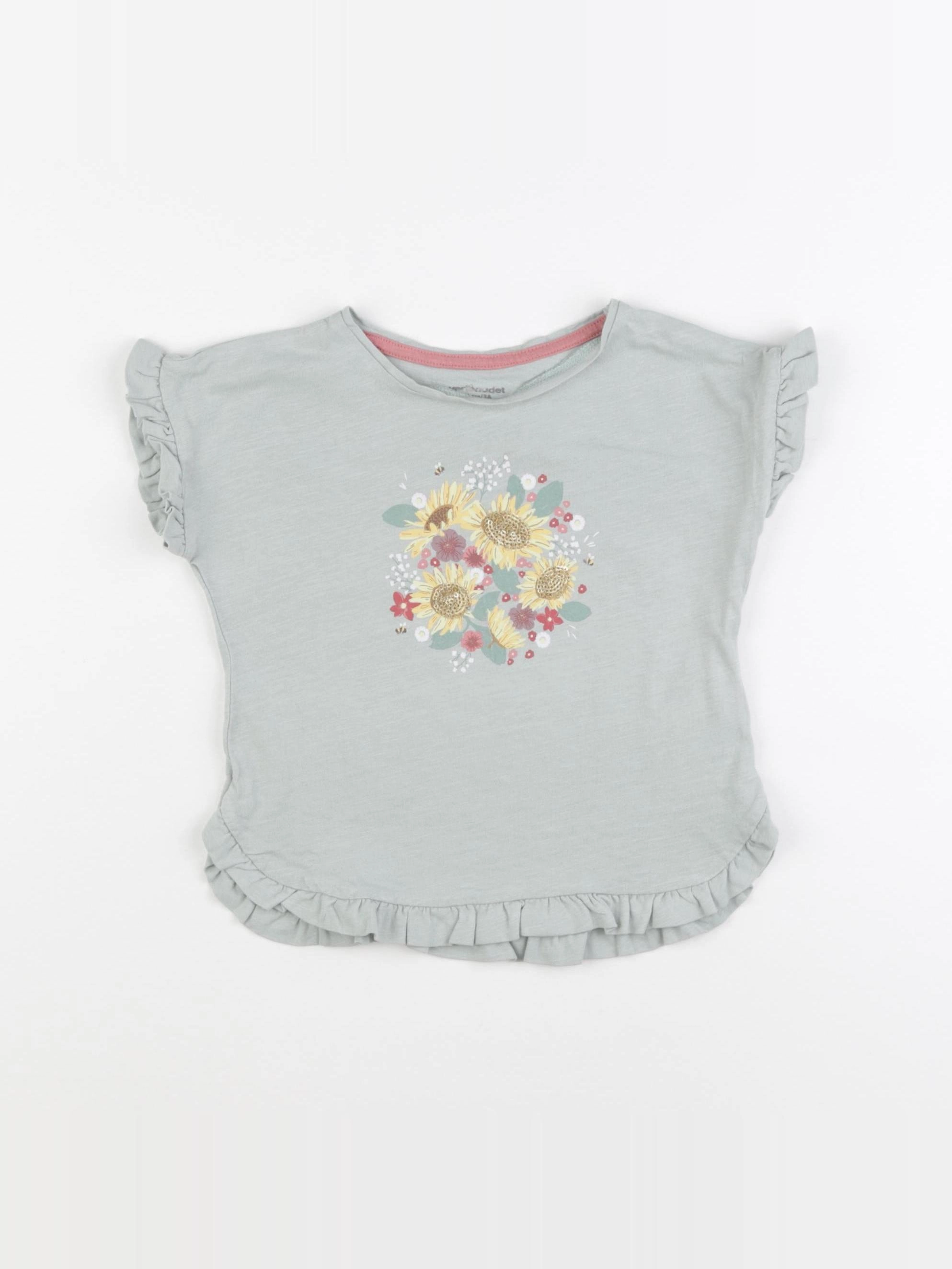 Vertbaudet - tee-shirt vert - 3 ans