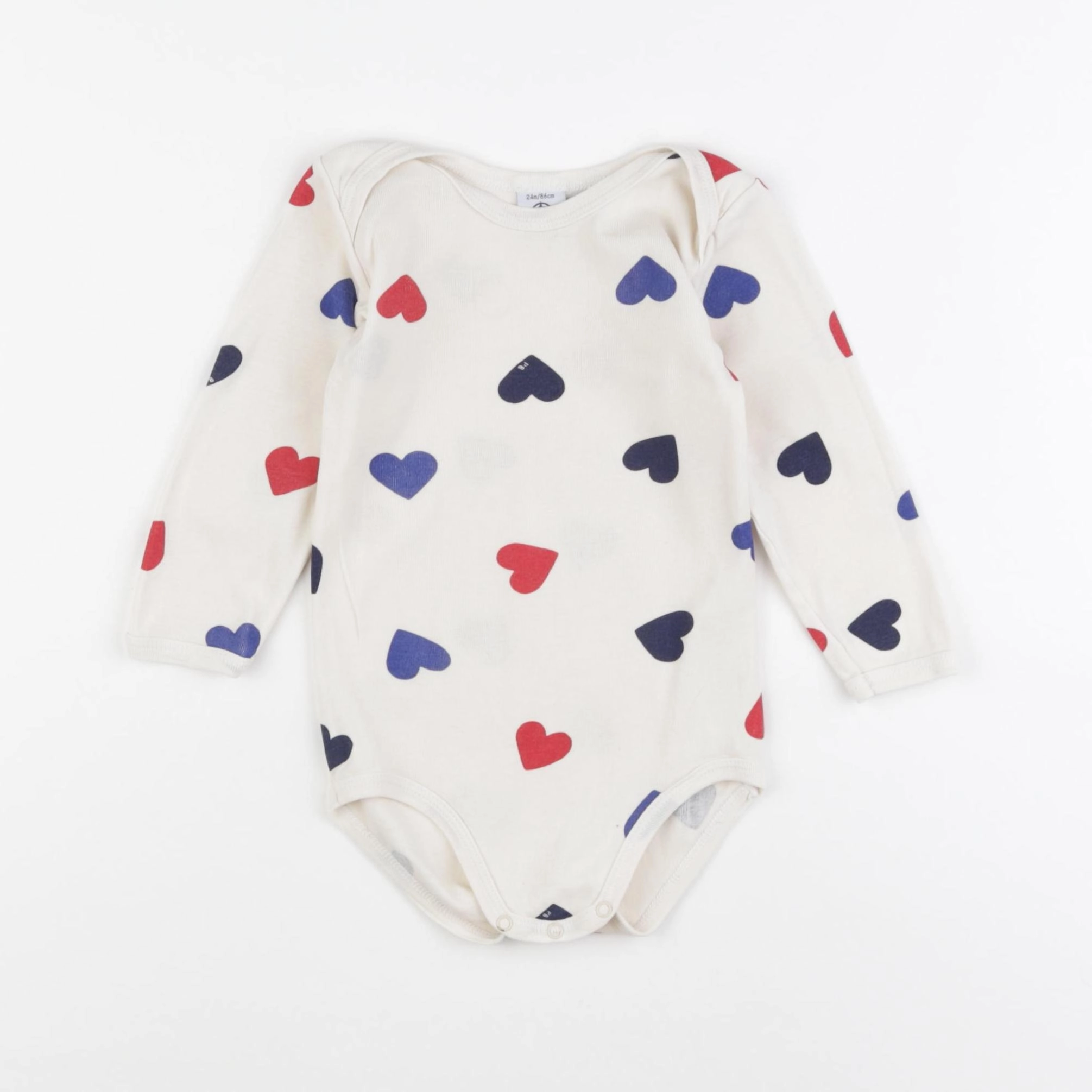 Petit Bateau - body beige - 24 mois