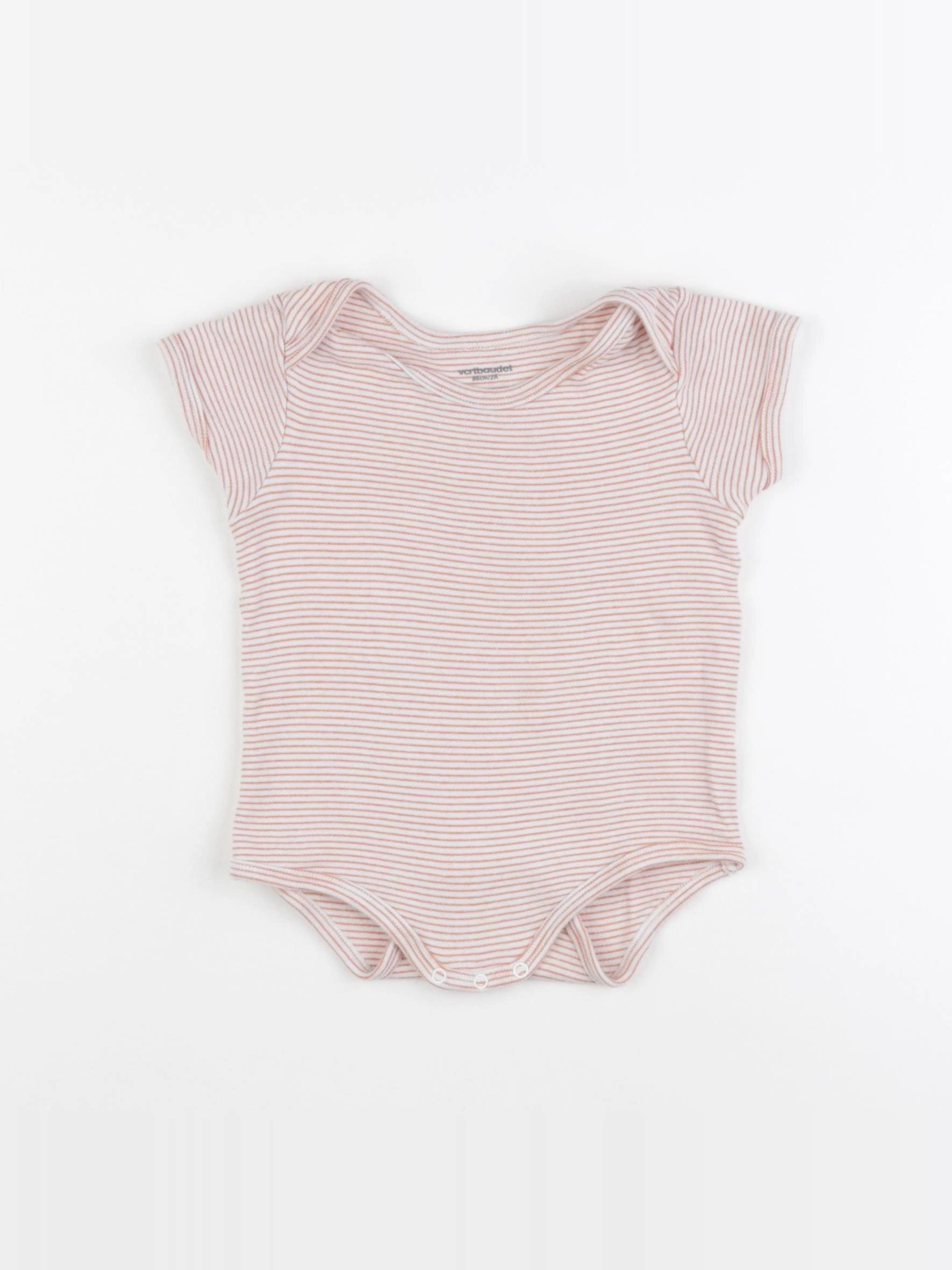 Vertbaudet - body orange - 2 ans