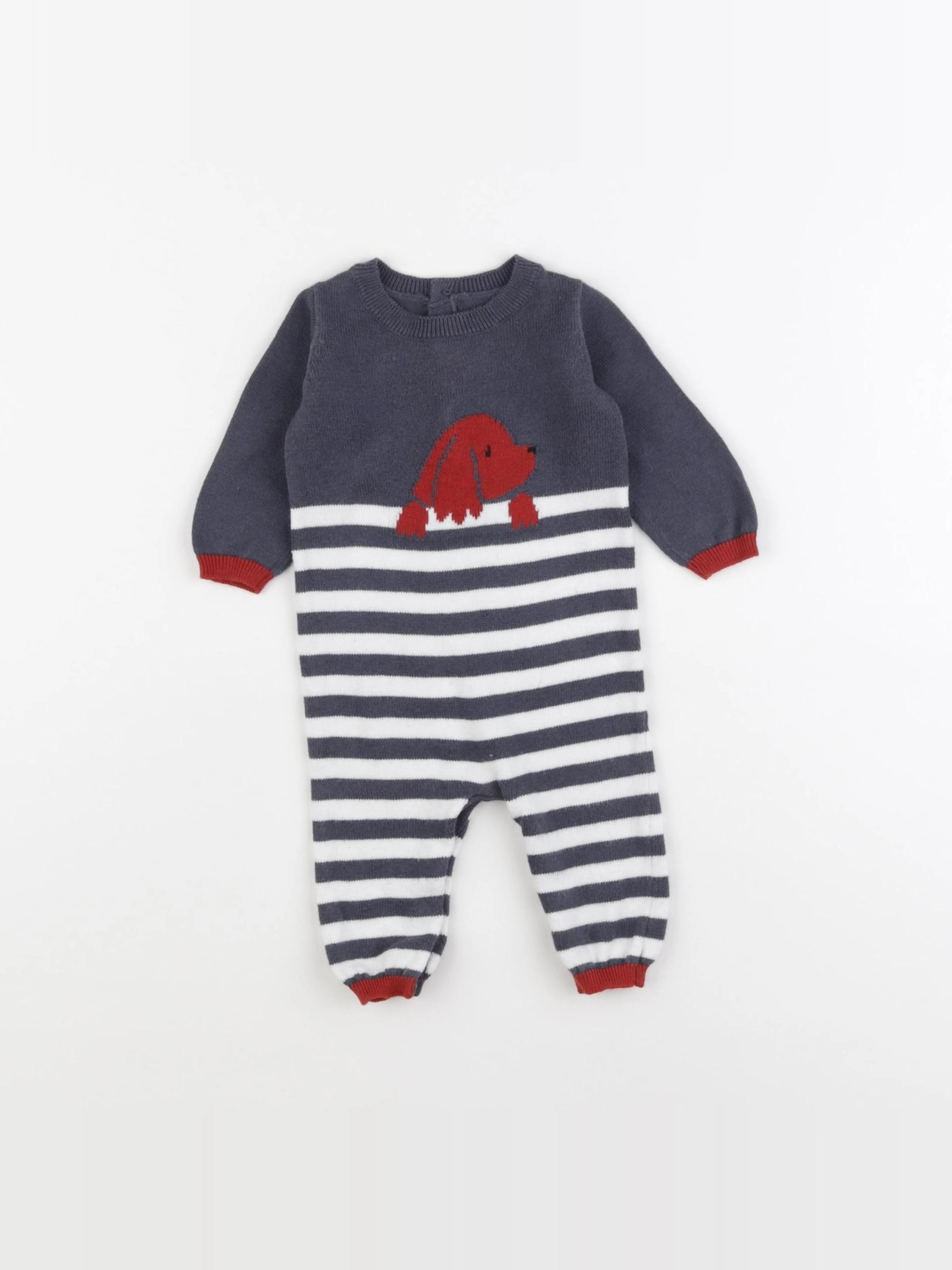 Jacadi - combinaison gris - 3 mois