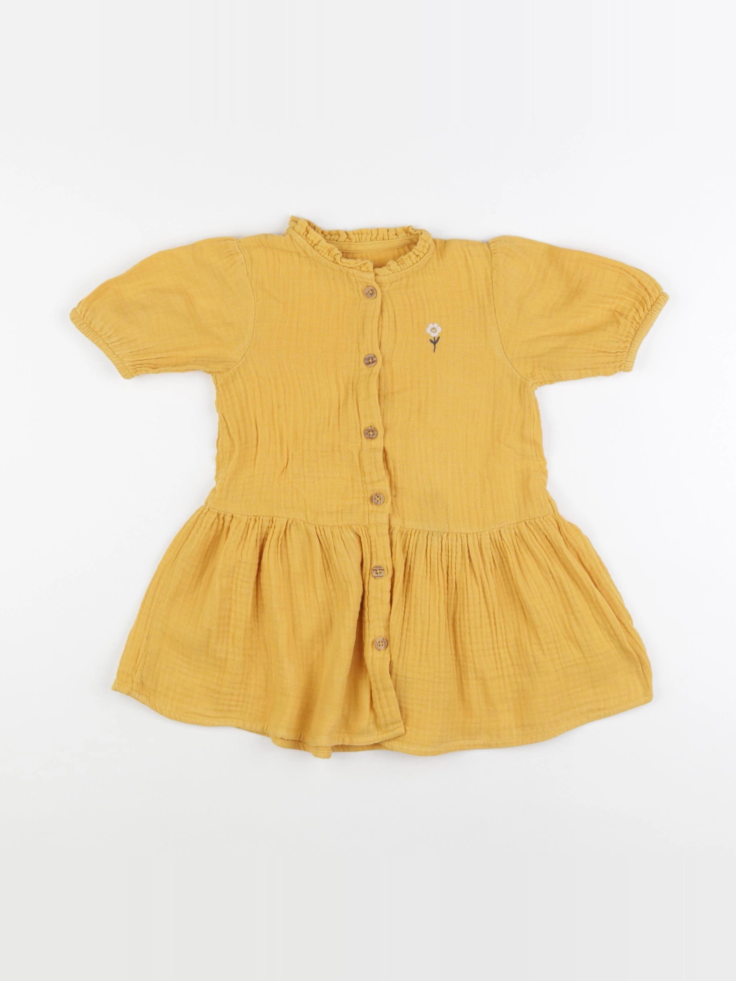 Vertbaudet - robe jaune - 3 ans