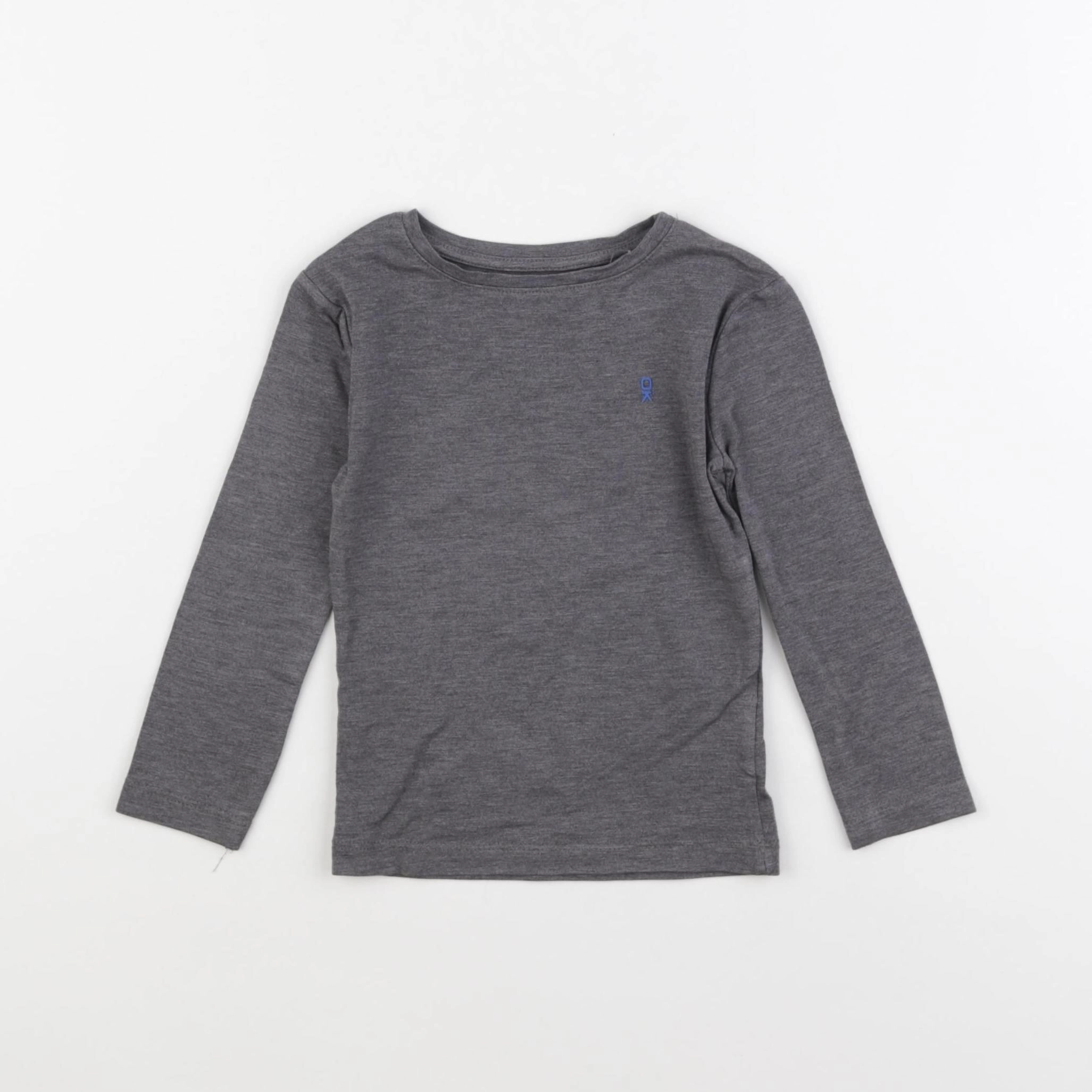 Okaidi - maillot de corps gris - 2 ans