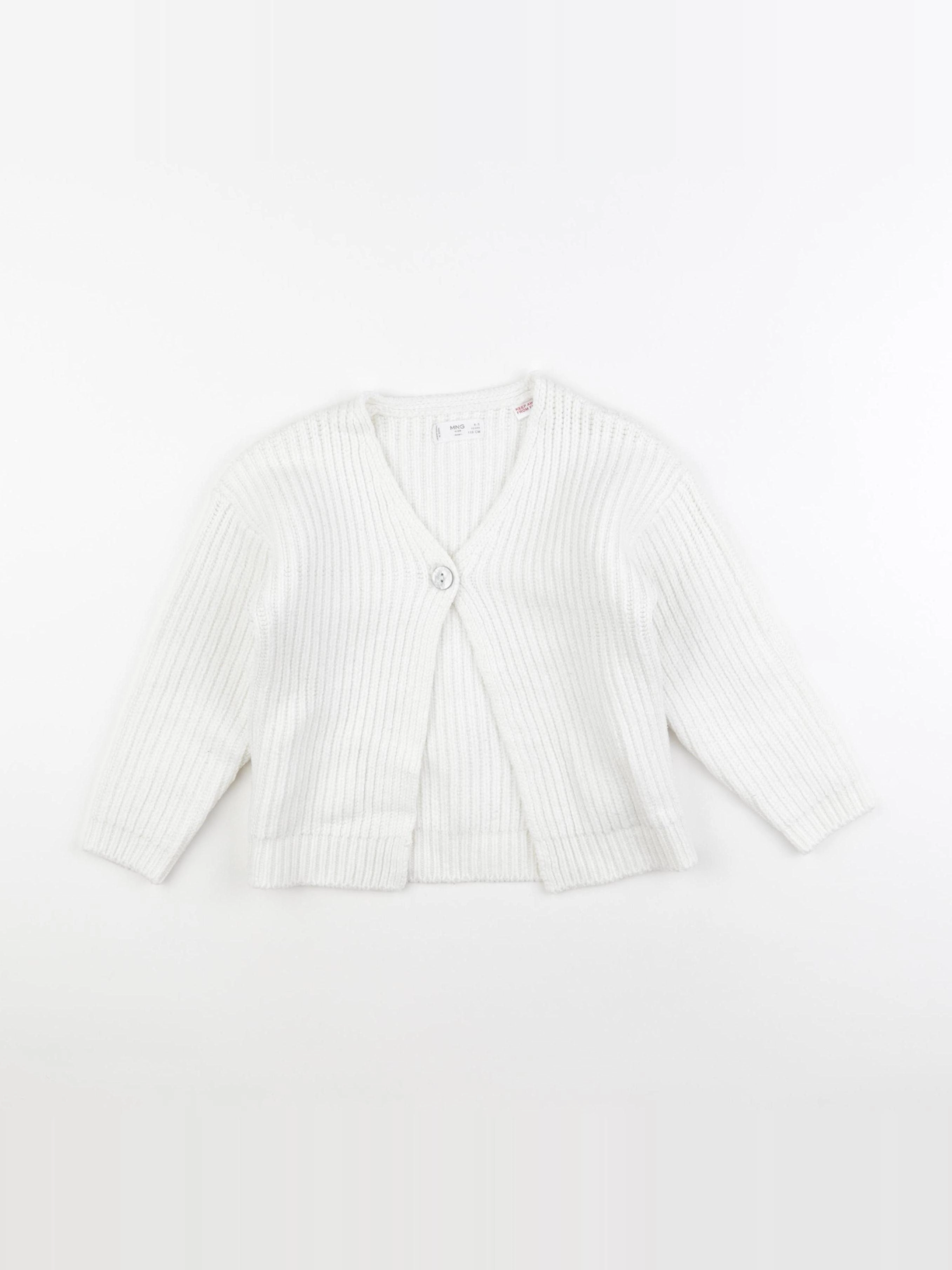 Mango - gilet blanc - 4/5 ans