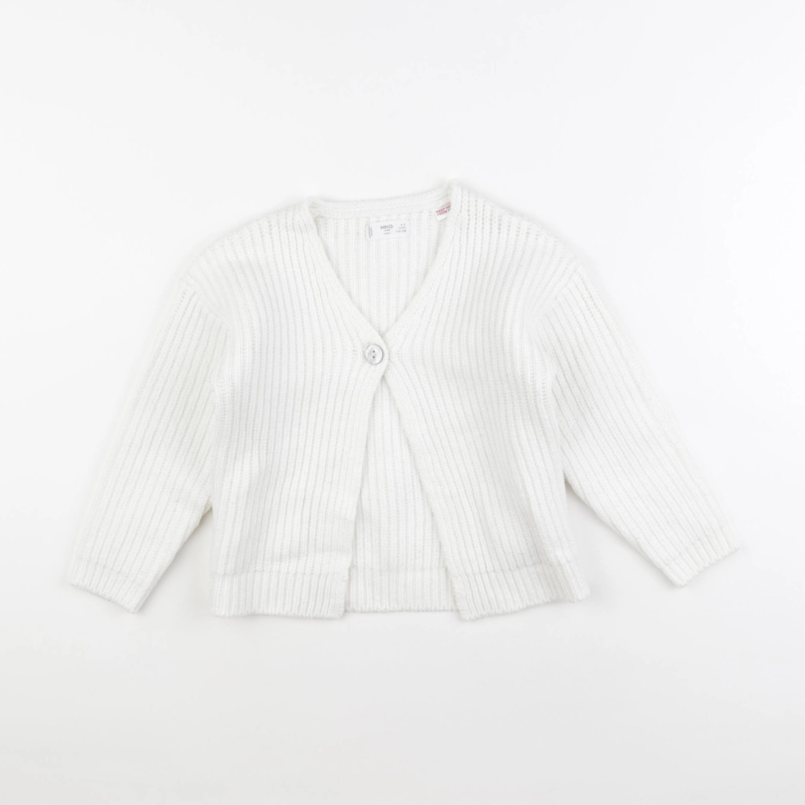 Mango - gilet blanc - 4/5 ans