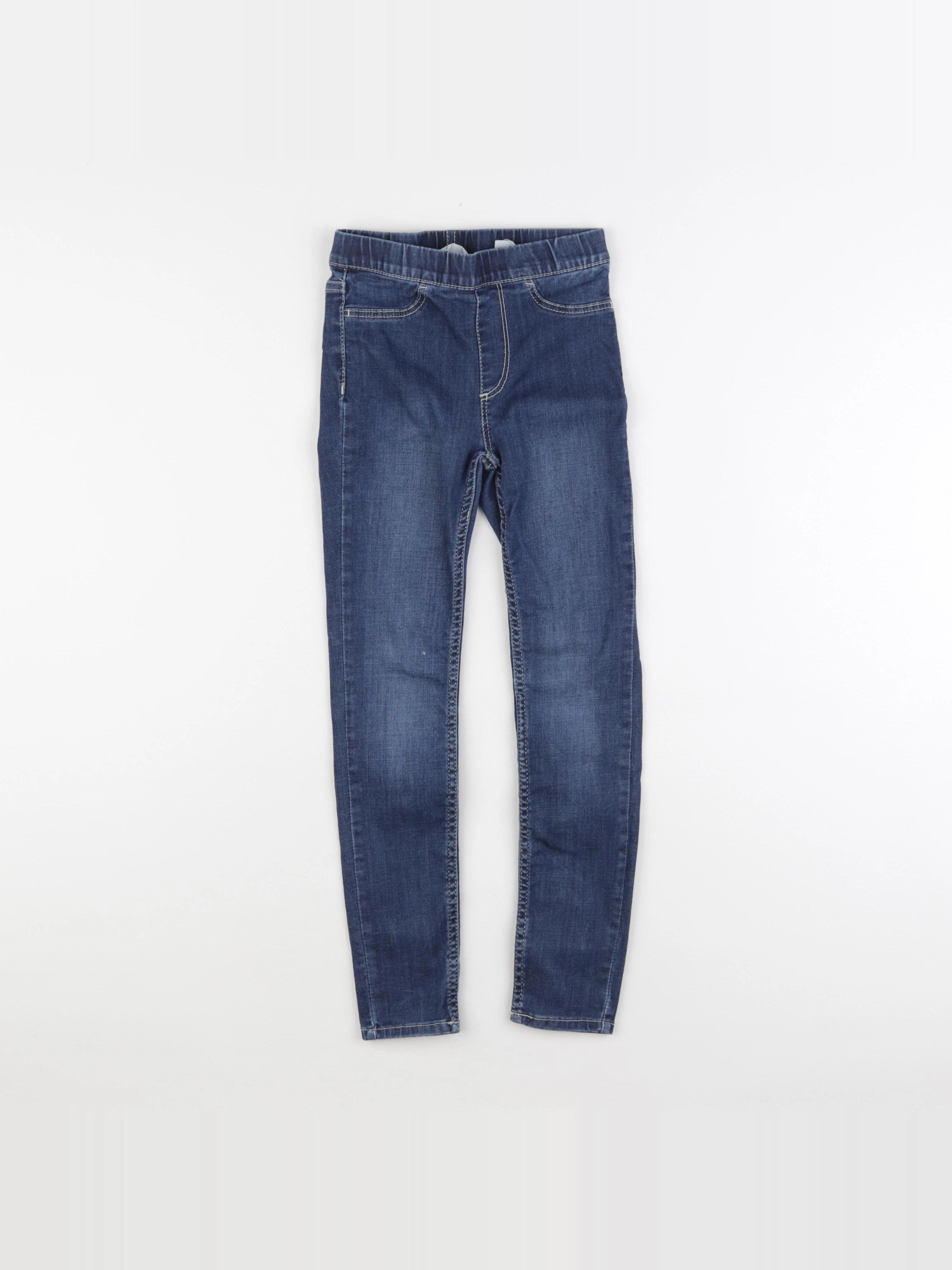 H&M - jegging bleu - 6/7 ans