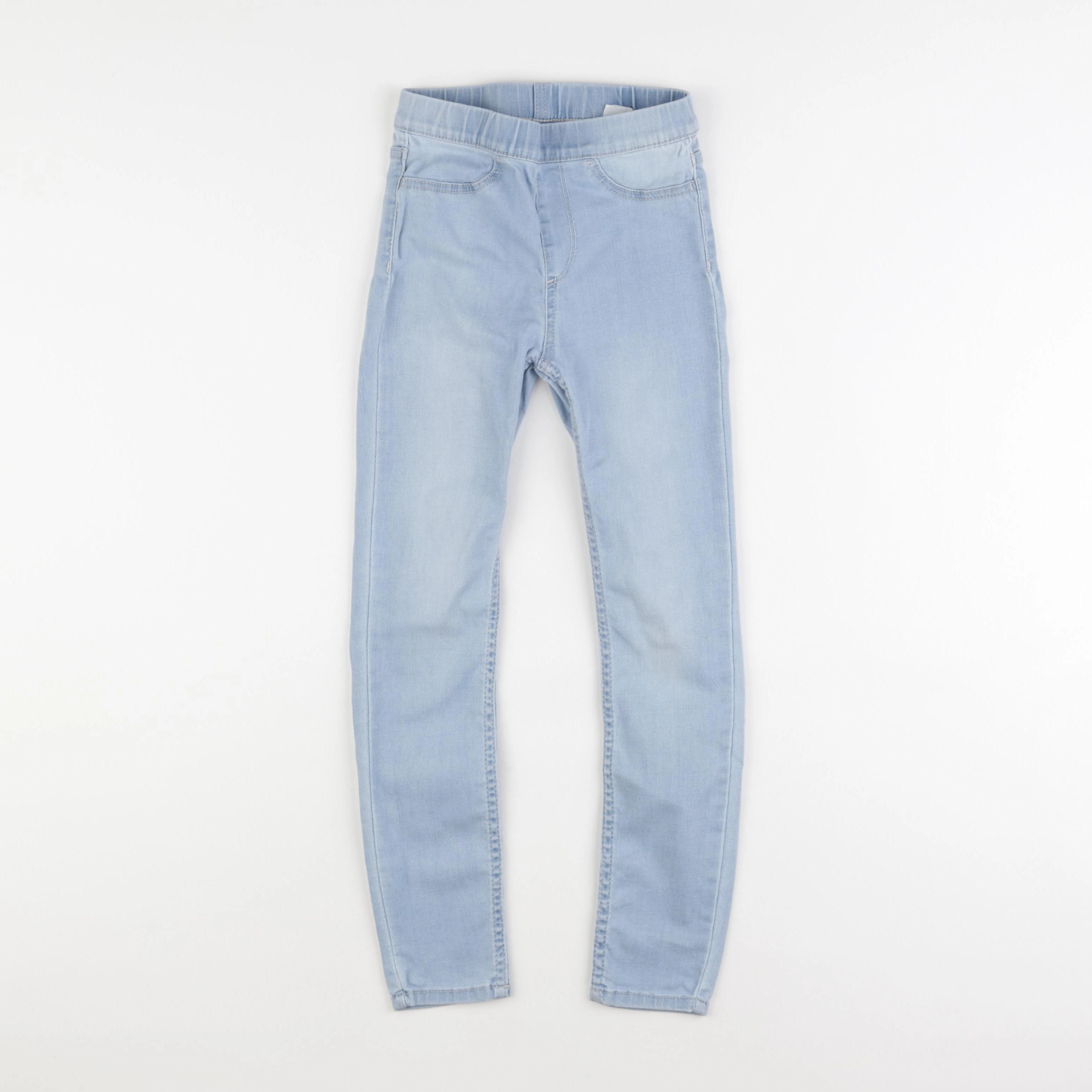 H&M - jegging bleu - 6/7 ans