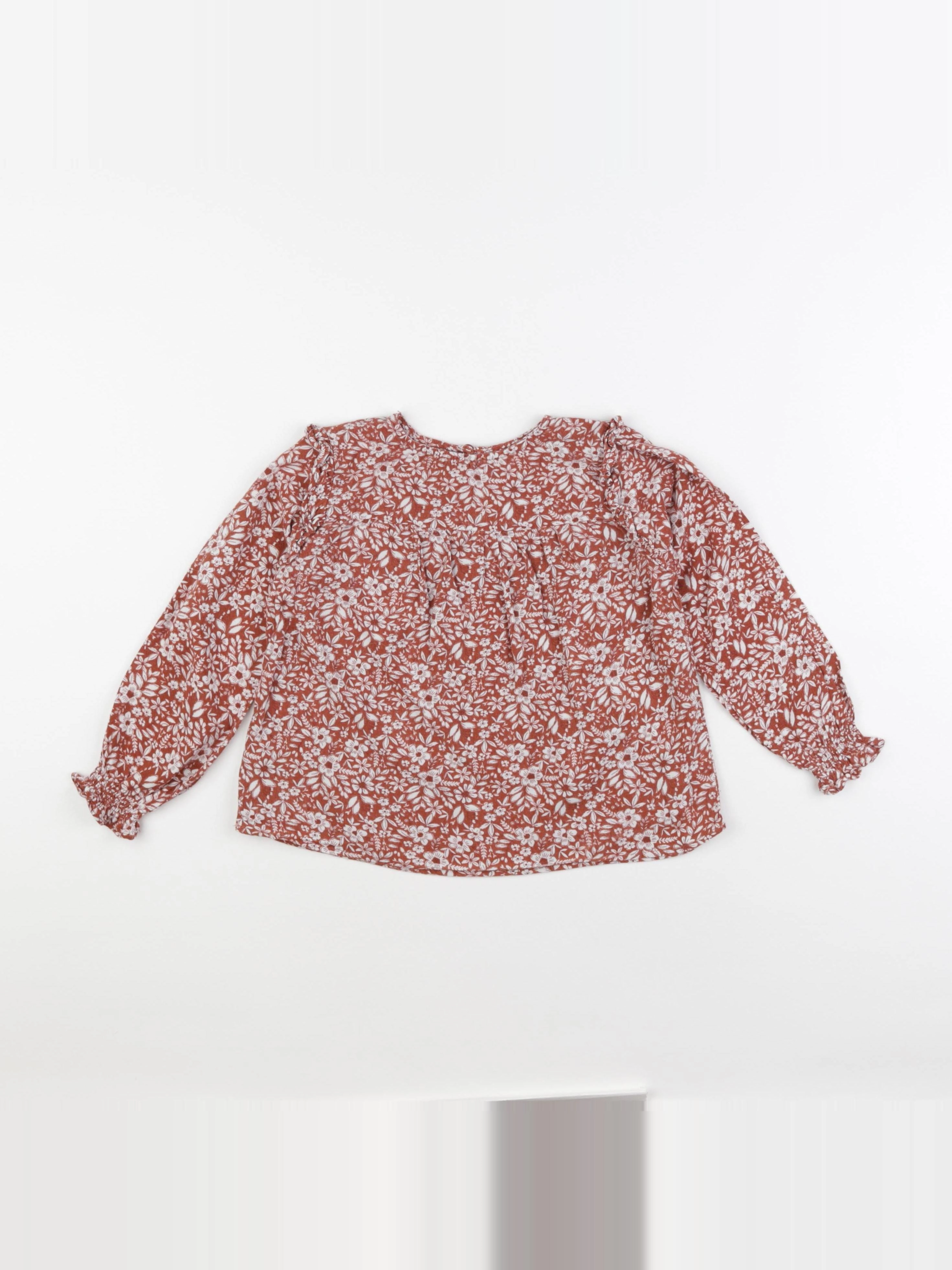 Vertbaudet - blouse rose - 6 ans