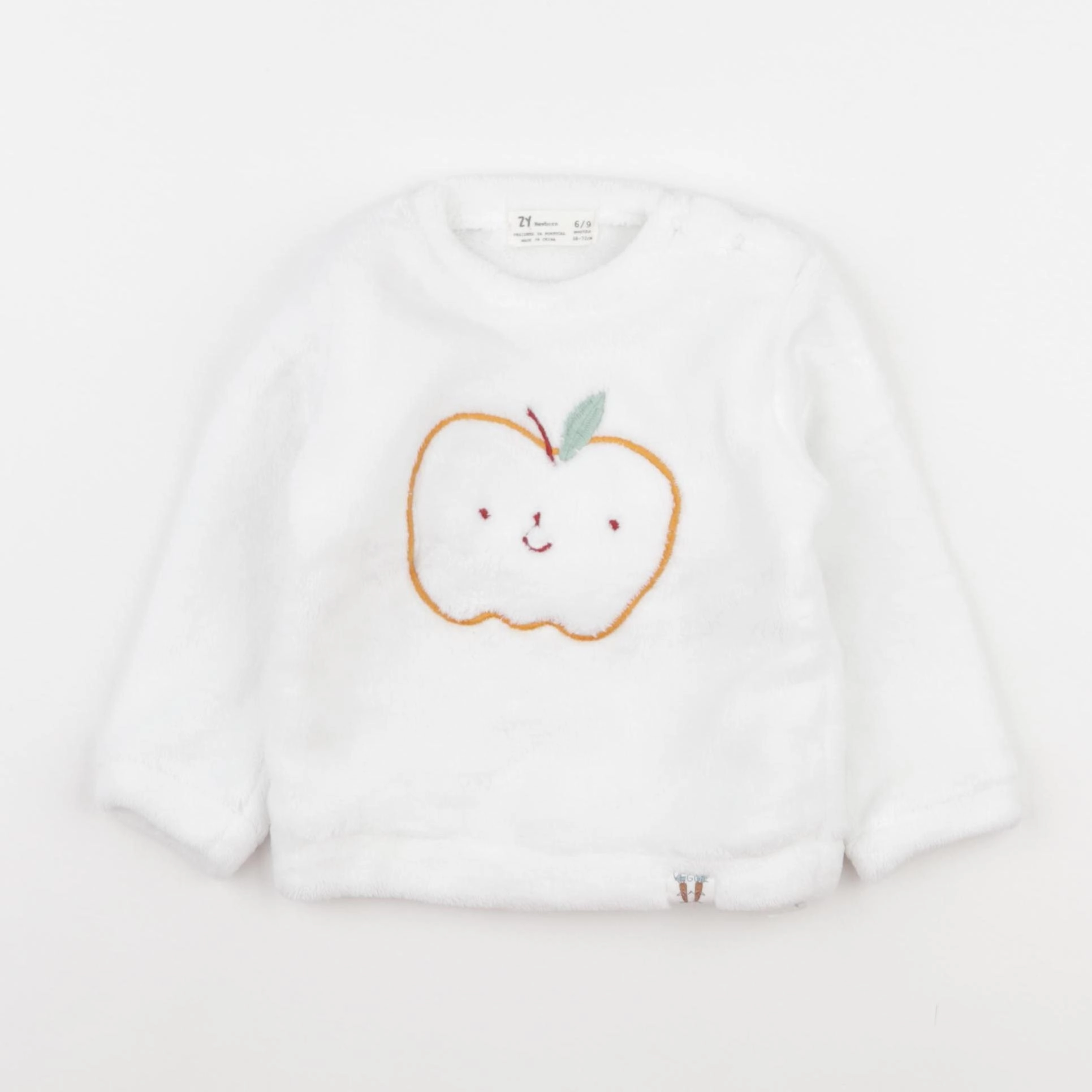 Zippy - pull blanc - 6/9 mois