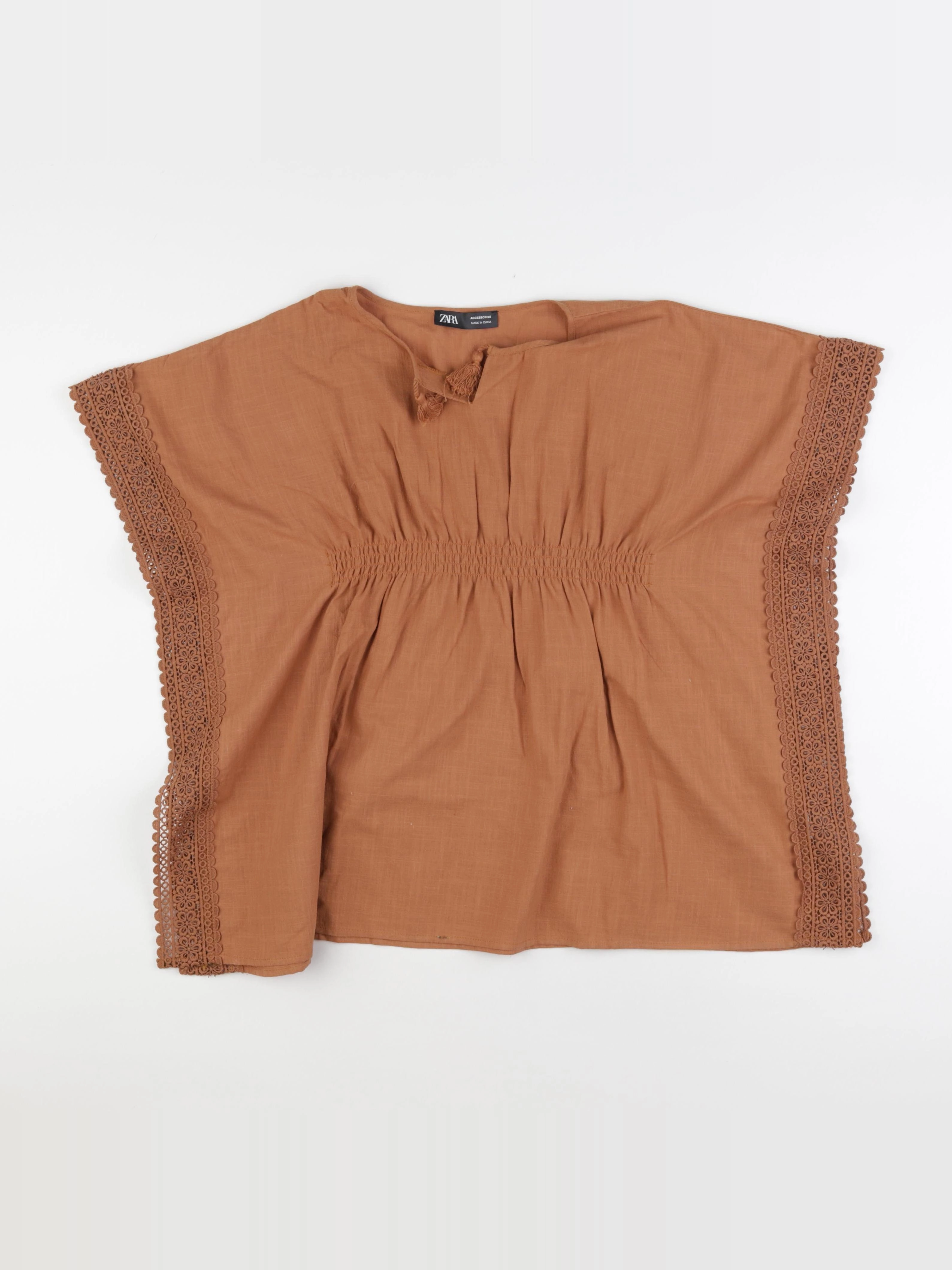 Zara - blouse marron - 6 ans