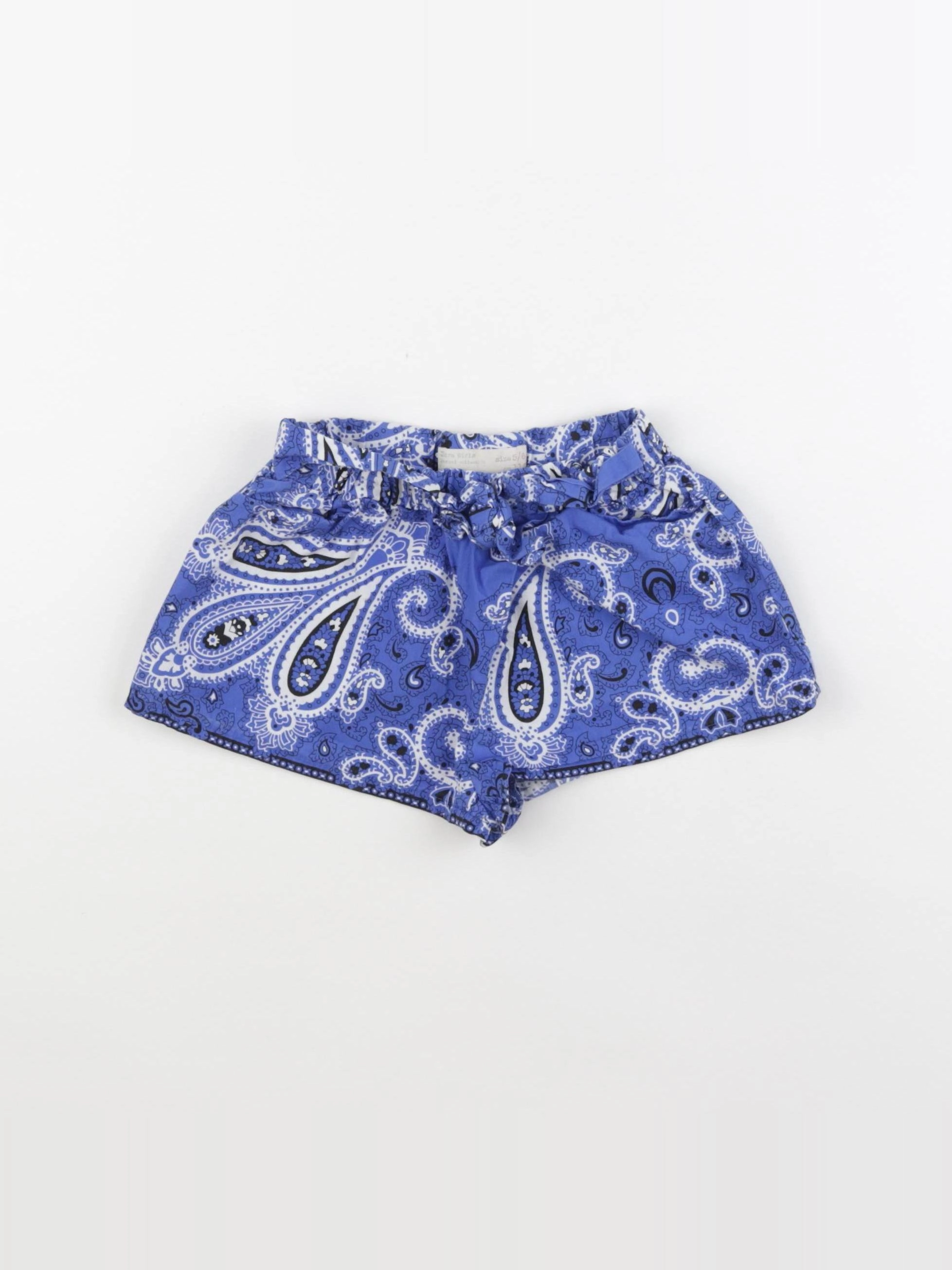 Zara - short bleu - 5/6 ans