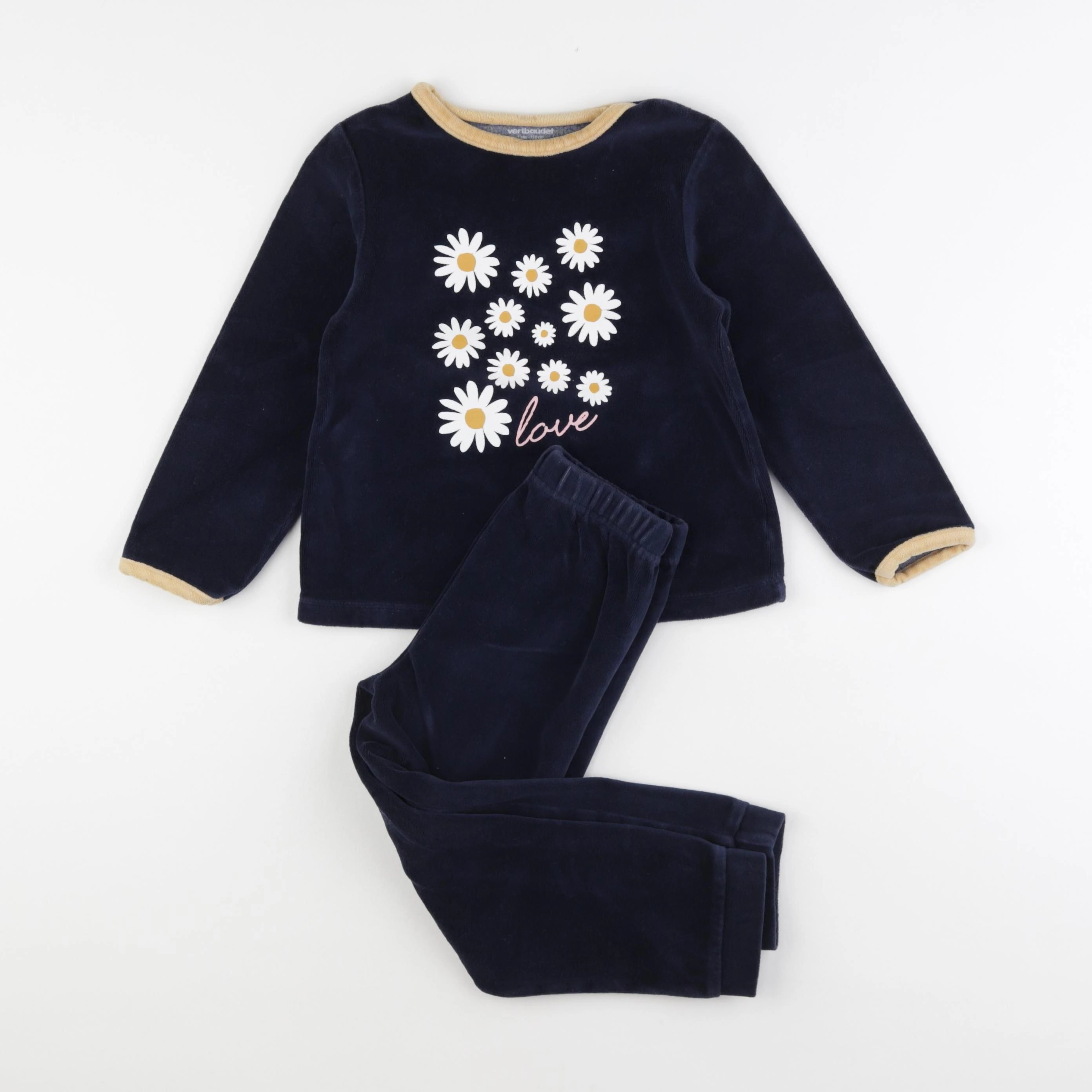 Vertbaudet - pyjama bleu - 5 ans